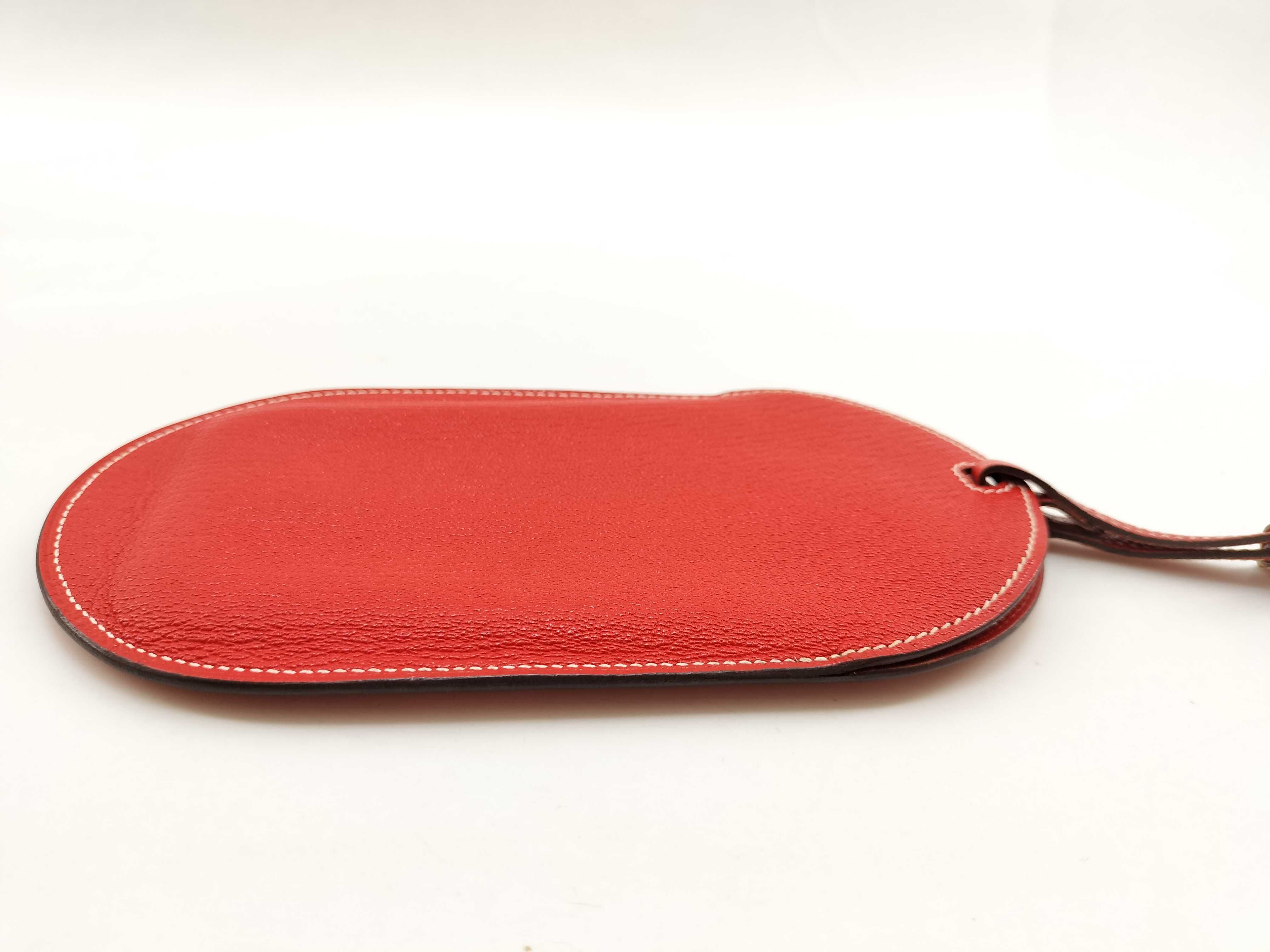 In the Loop To Go PM D Rouge Tomato Chevre Shoulder Bag — view 9
