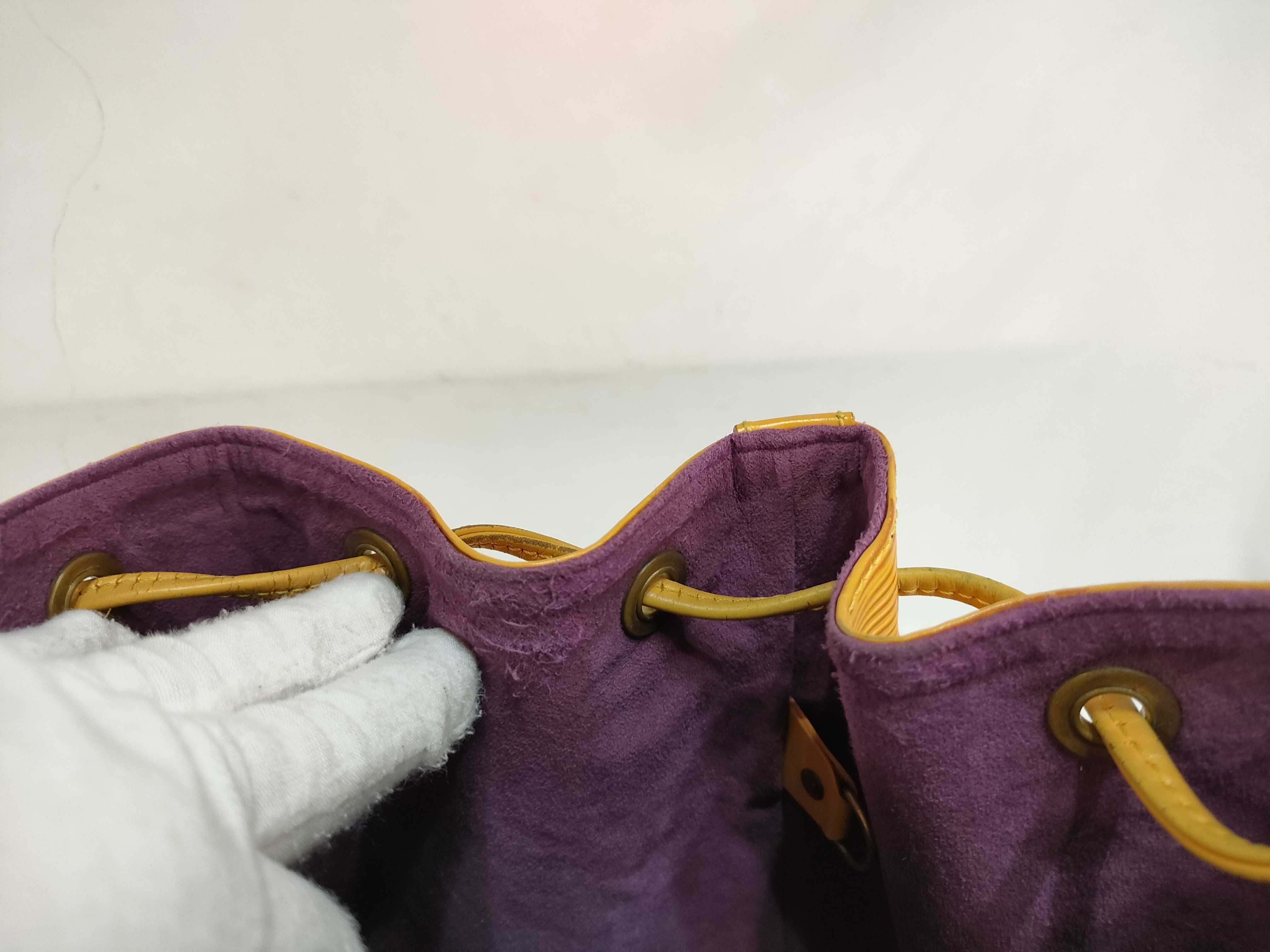 Epi Leather Petit Noé Yellow Shoulder Bag — view 15