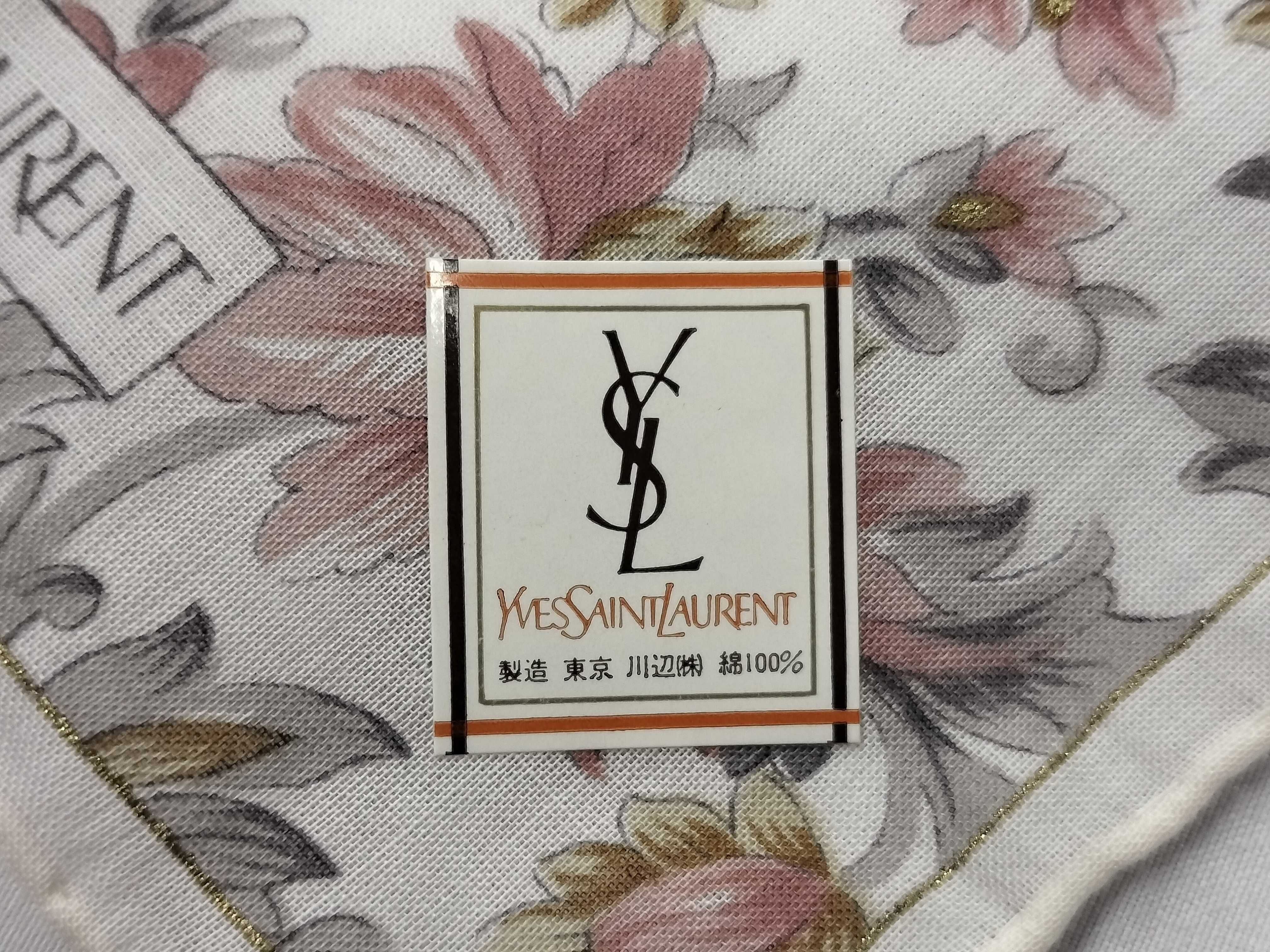 handkerchief/scarf with sticker, paisley pattern, floral design, and other accessories. — view 4