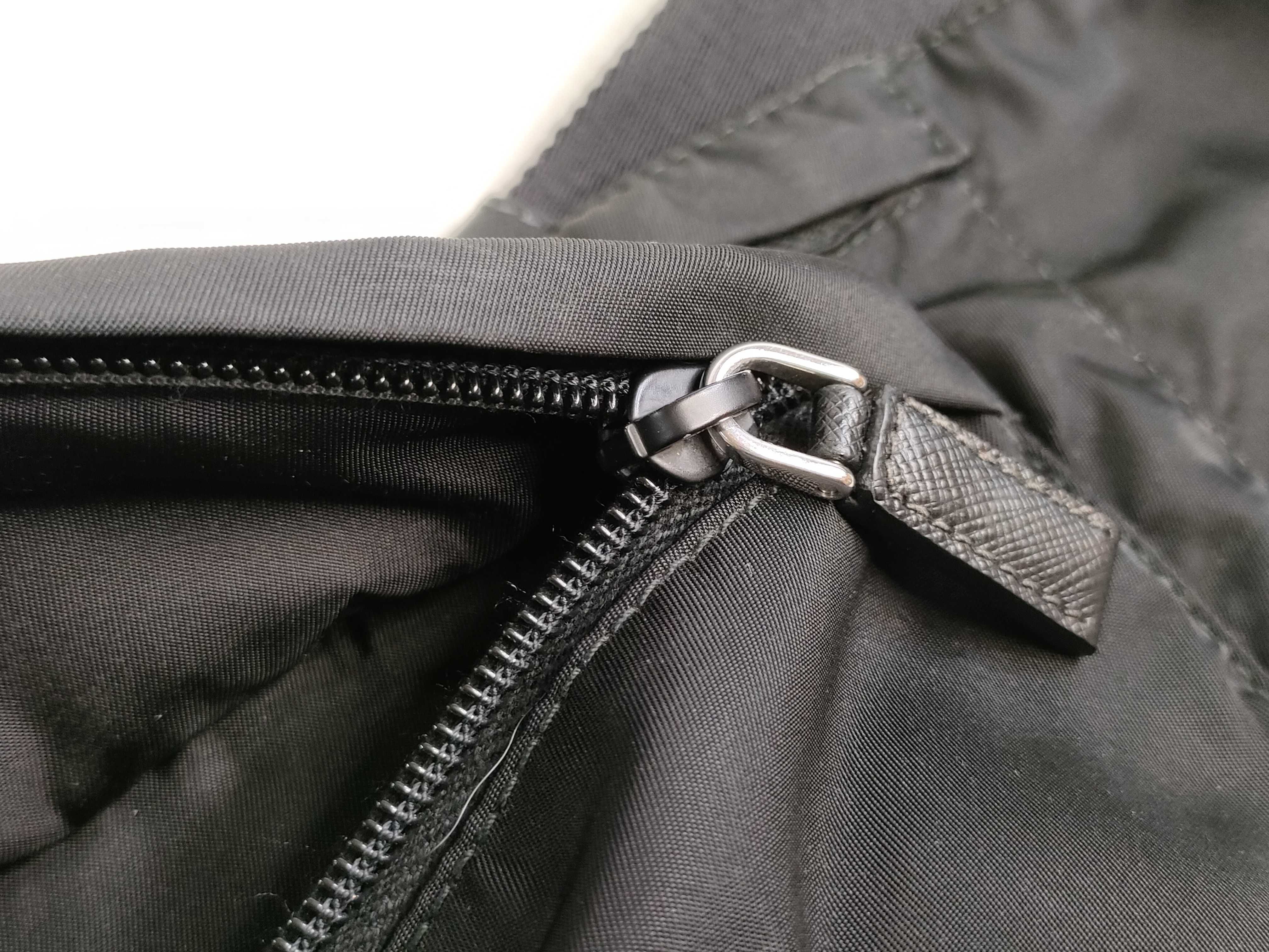 Nylon Prada Current Model Saffiano Waist Bag Logo Belt Waist Bag — view 12