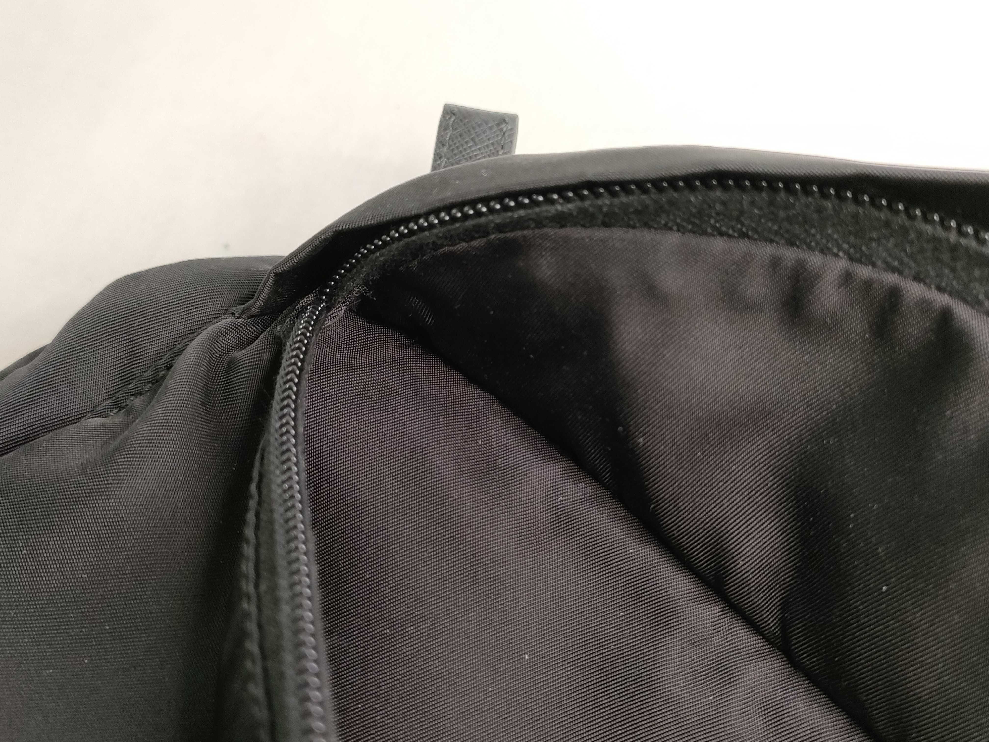 Nylon Prada Current Model Saffiano Waist Bag Logo Belt Waist Bag — view 9