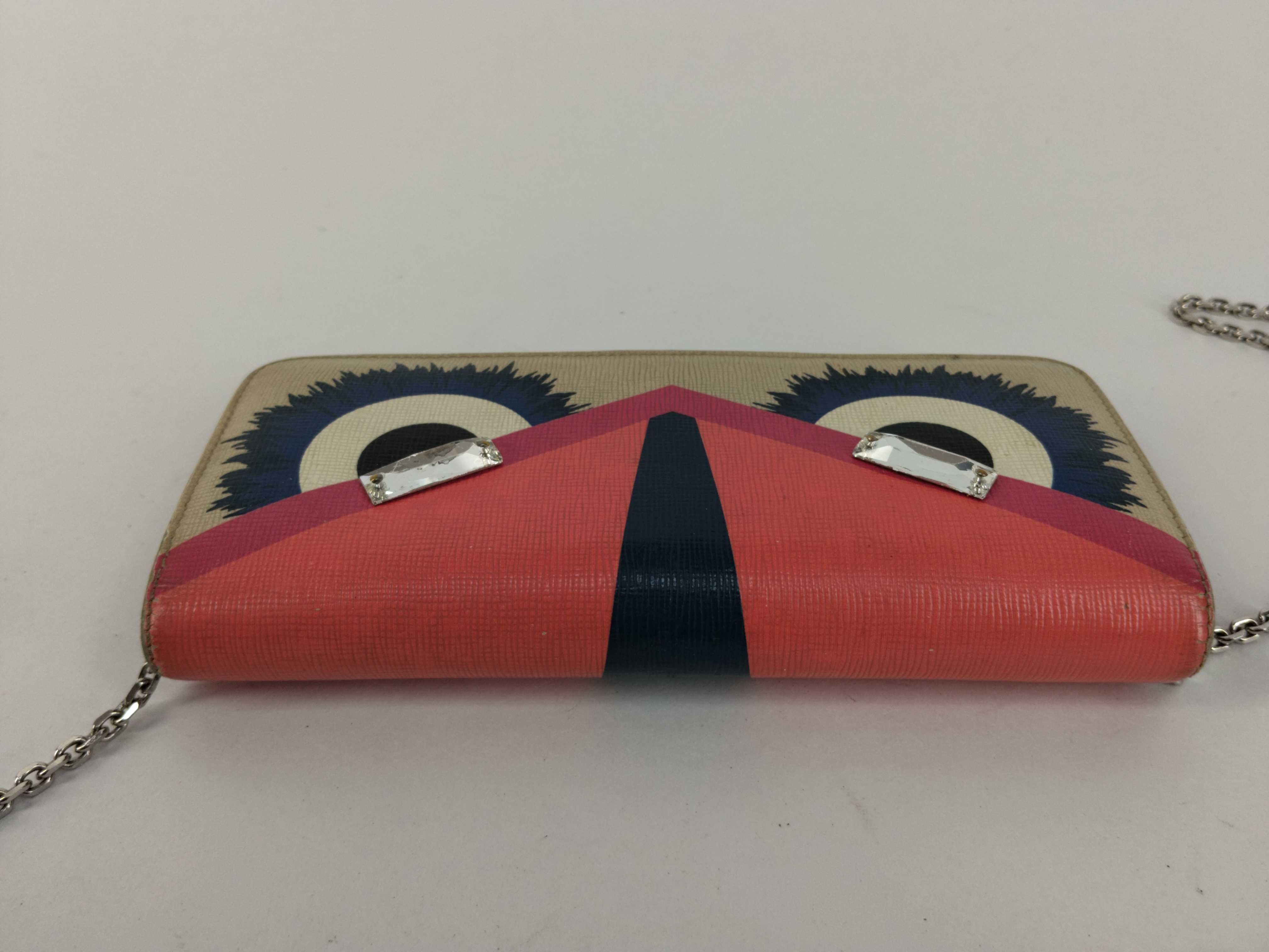 Leather Monster Chain Wallet Long Wallet — view 5
