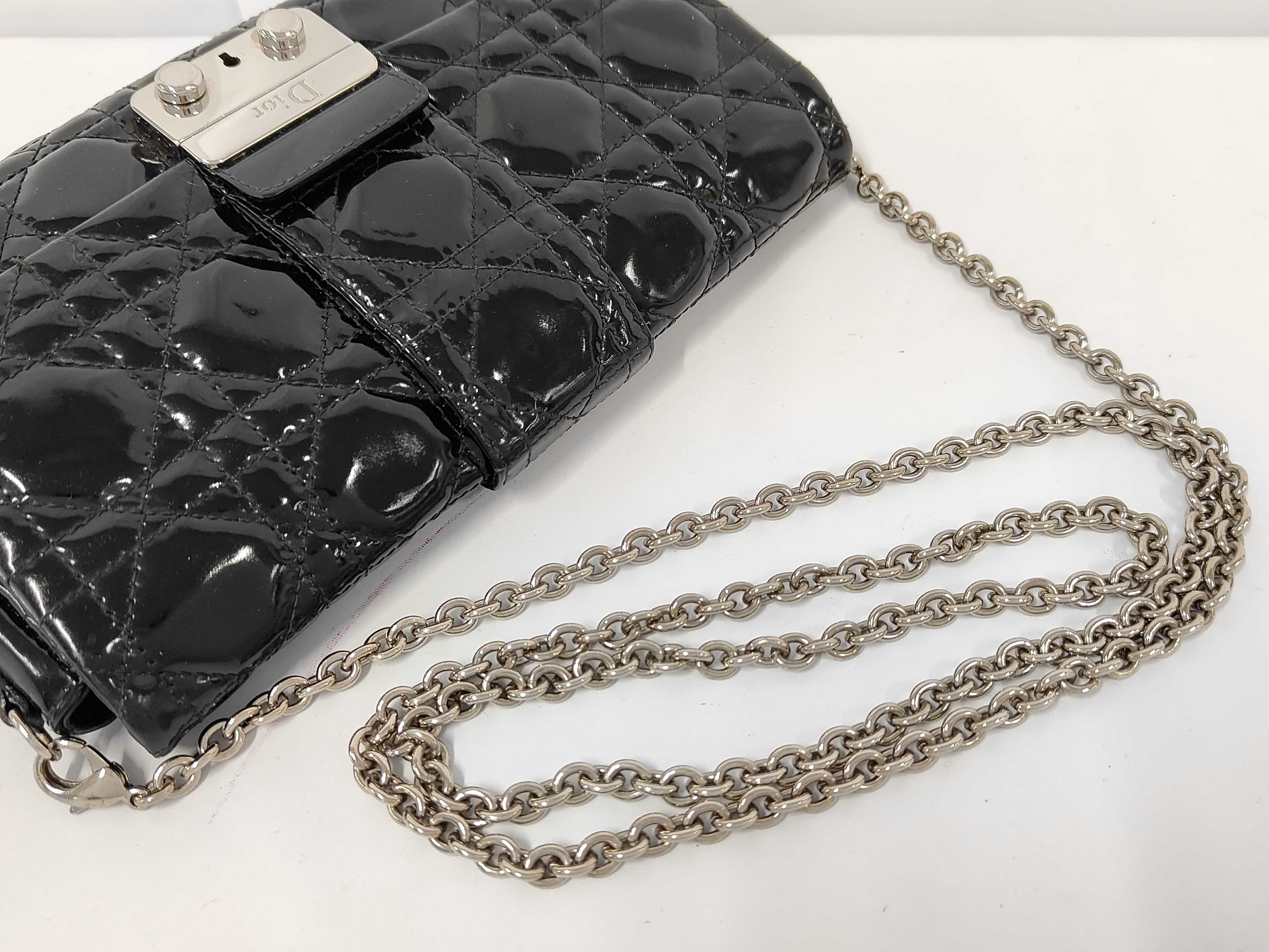 New Rock Chain Wallet Patent Shoulder Bag — view 3