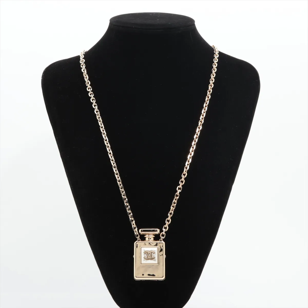 Cocomark Perfume Bottle B22S Necklace GP Gold — view 5