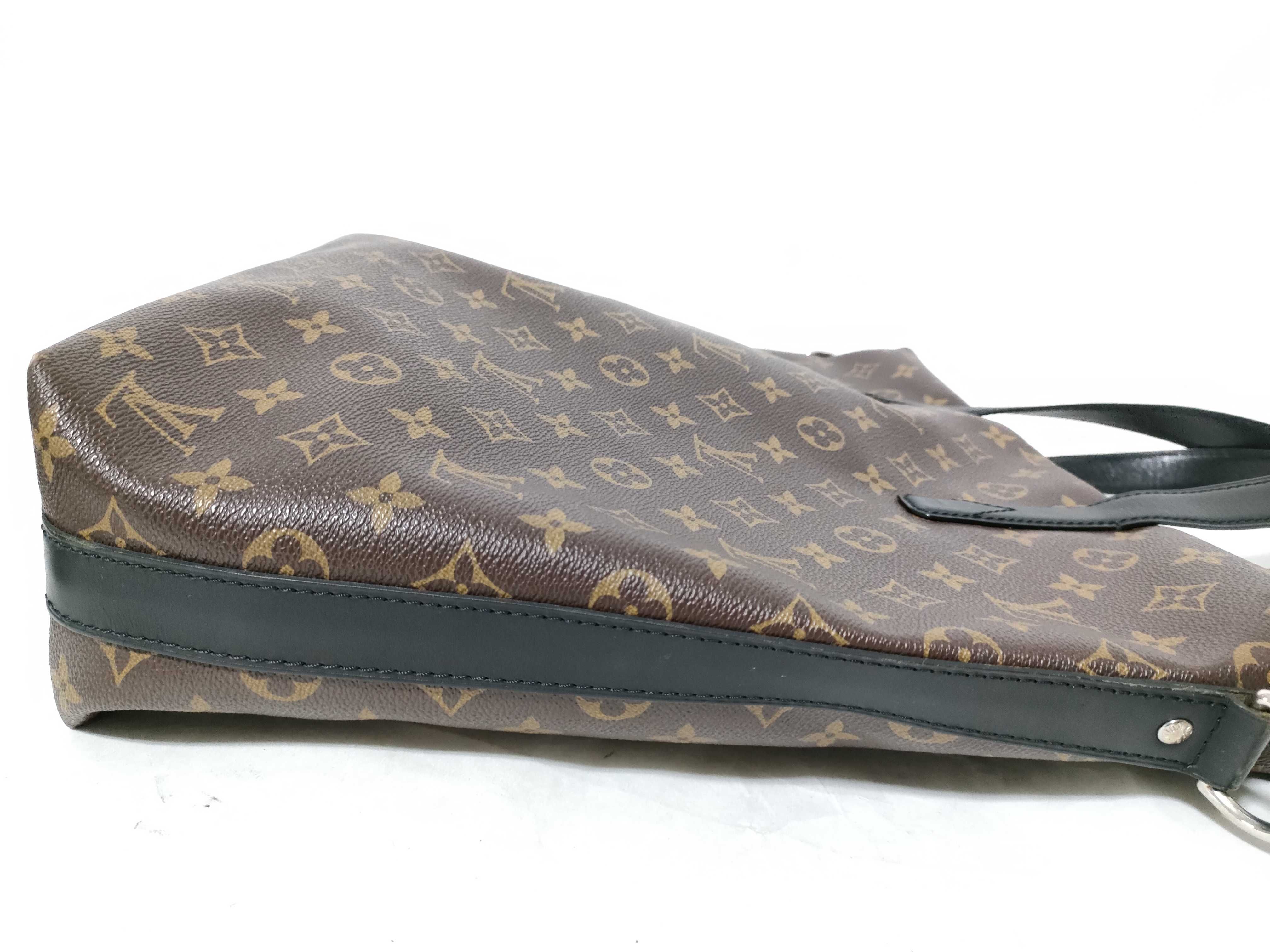 Monogram Bag LV M56708 Monogram Macassar Davis Brown Strap Handbag — view 8