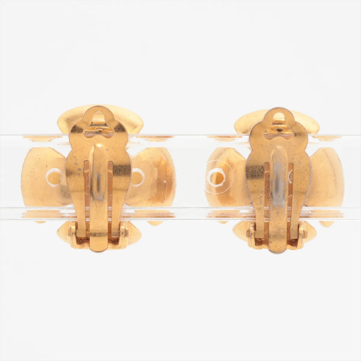 Cocomark 96P earrings (for both ears) GP x fake pearl Gold — view 2