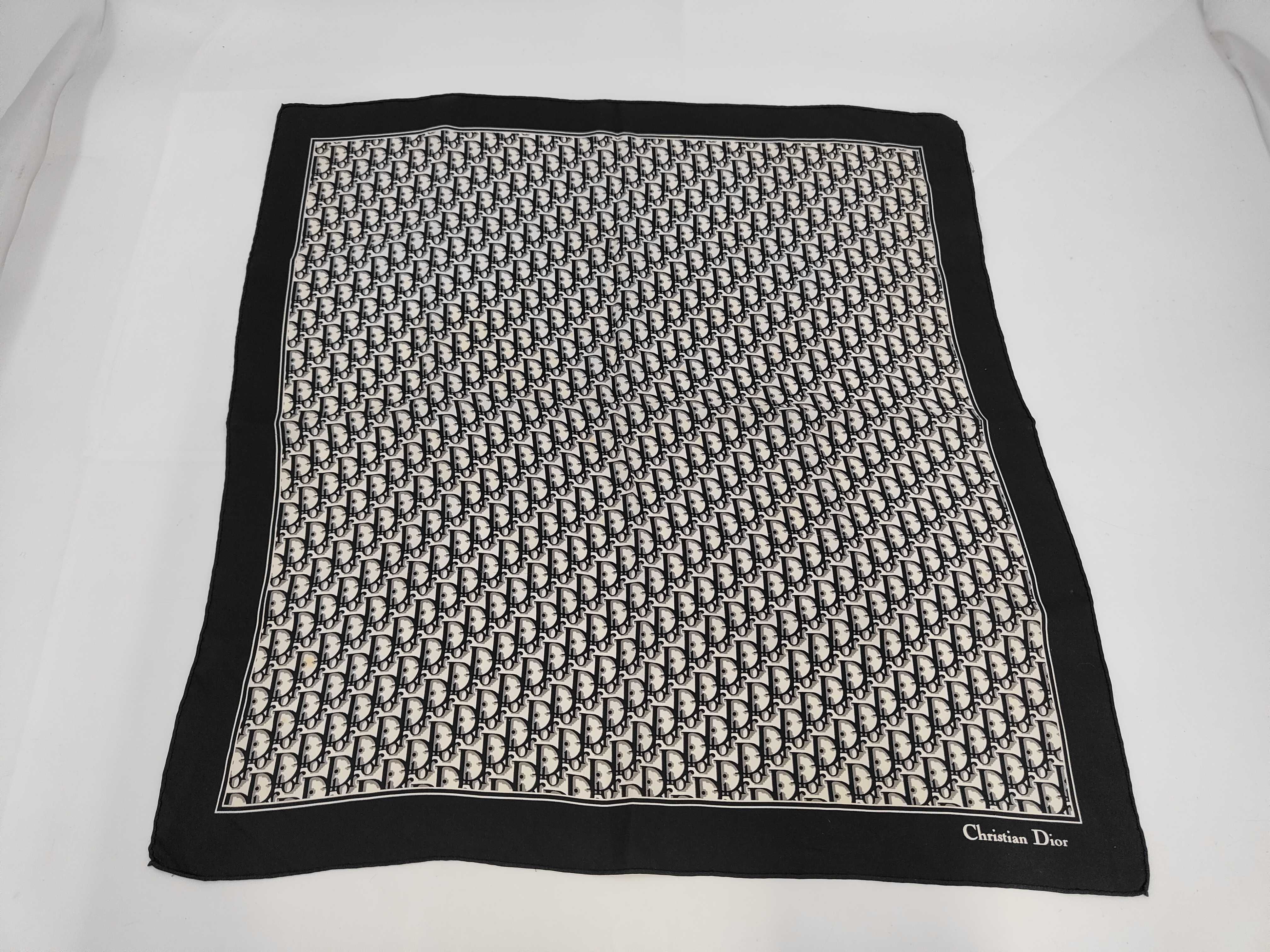 Trotter Silk Scarf, All-over Print, Navy, Other Accessories