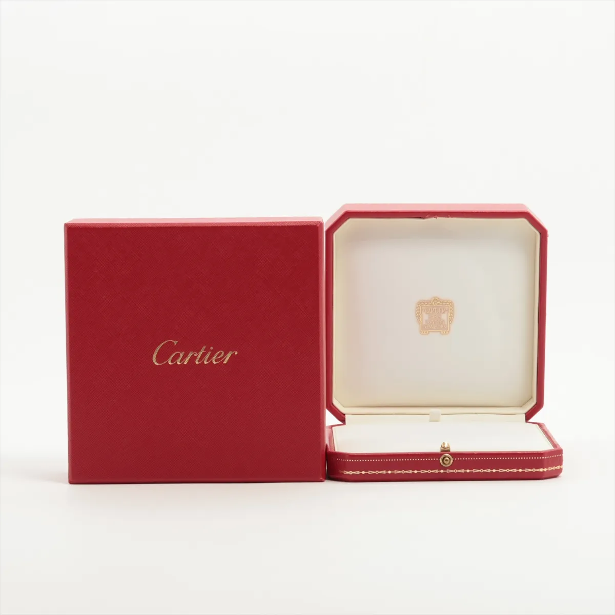 Knot Diamond Charm Necklace, 750 (WG), 13.1g, CQ5438 CJ4560 — view 6