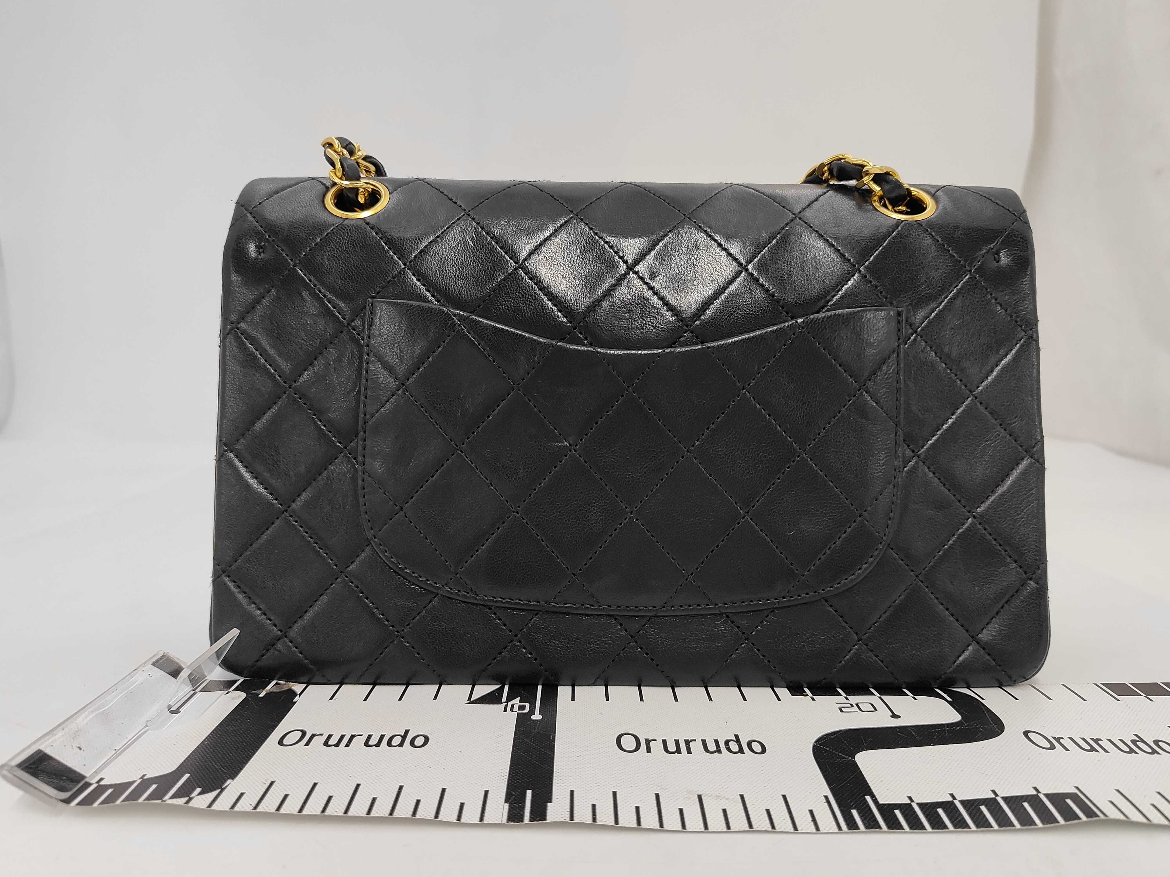 Matelassé 25 Double Flap Double Chain Lambskin Shoulder Bag — view 2