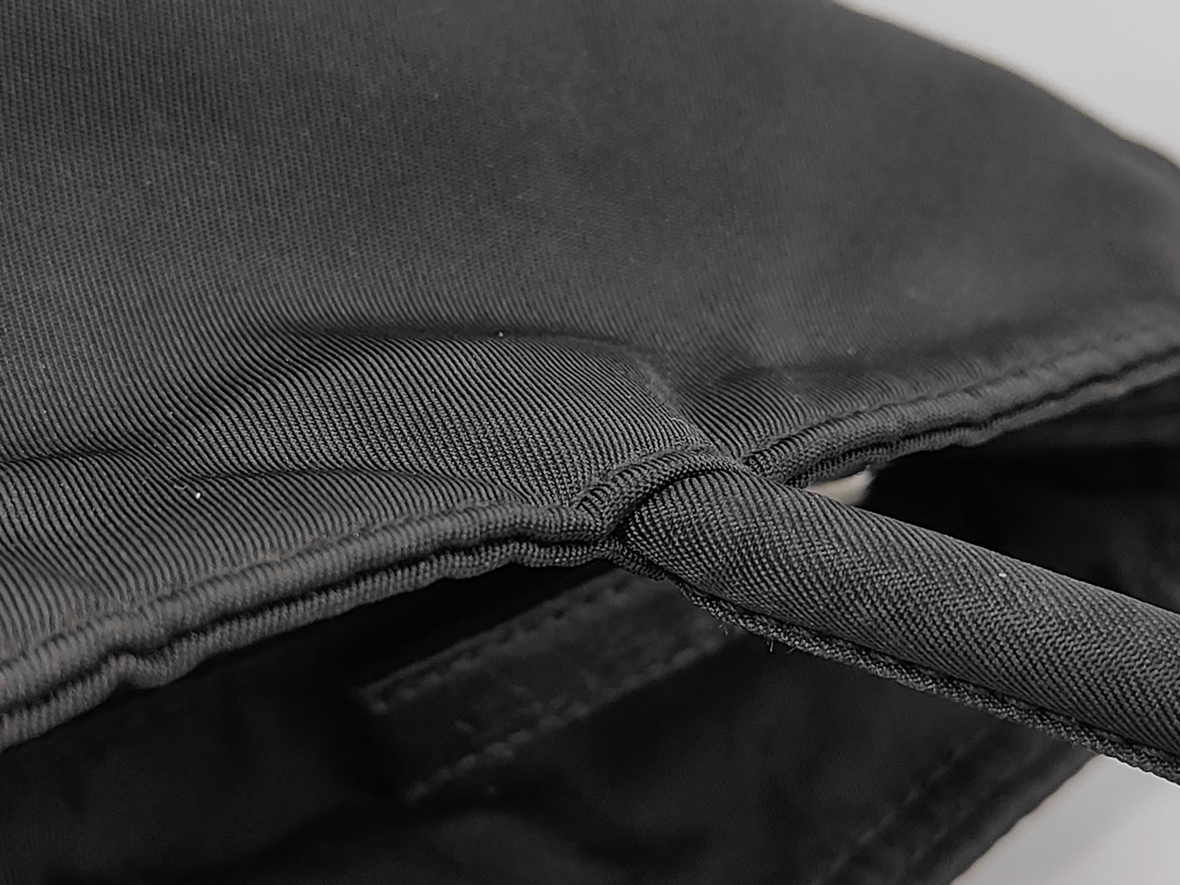 Nylon Leather Triangle Logo Shoulder Bag Handbag — view 5