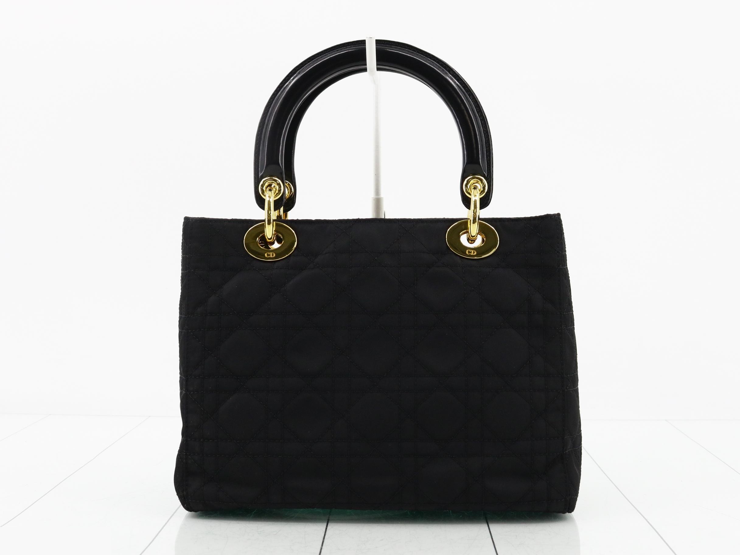 Lady Dior Cannage Nylon Handbag — view 2