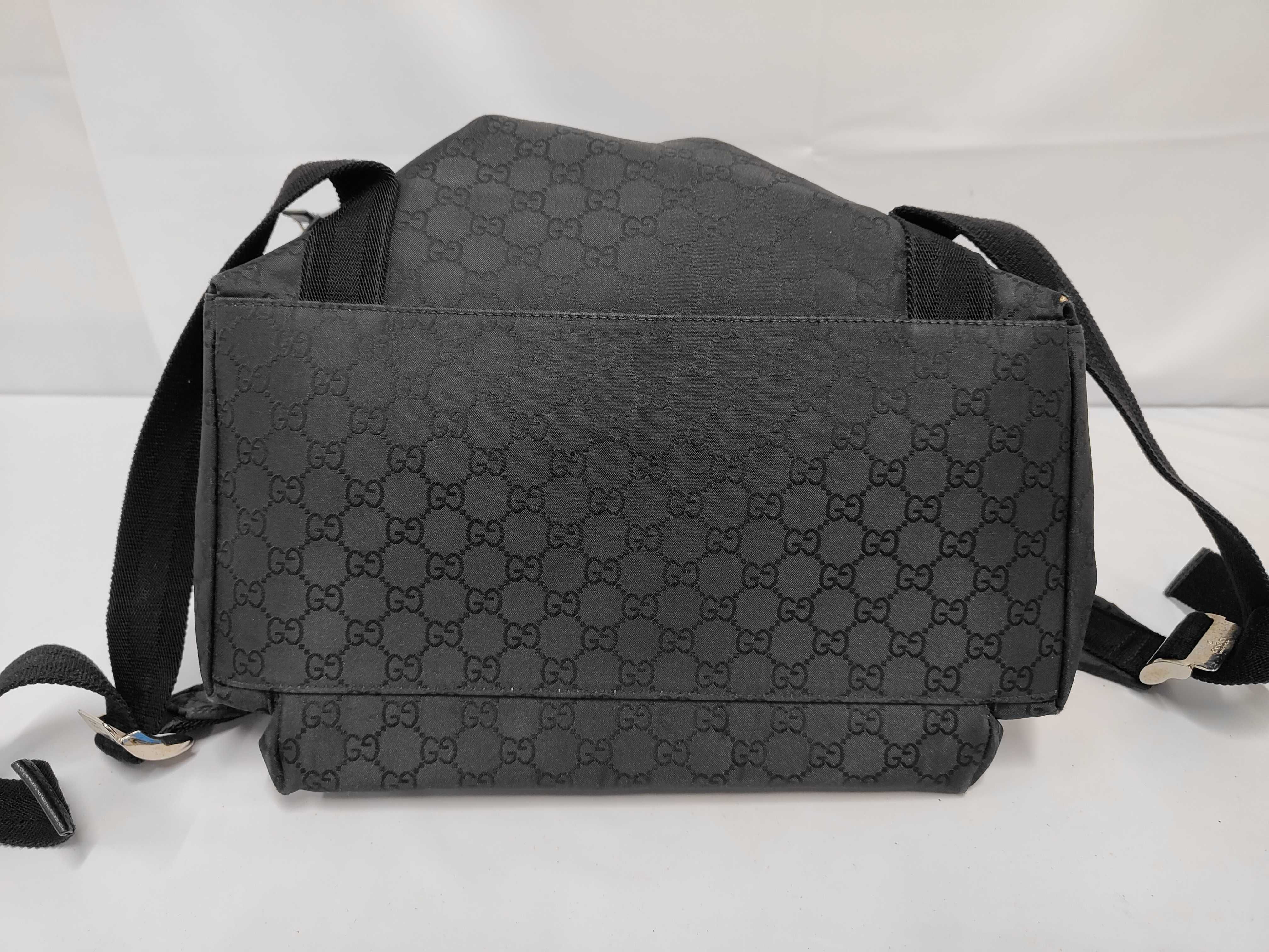 GG Nylon Backpack, Black, 179606 Bag — view 3