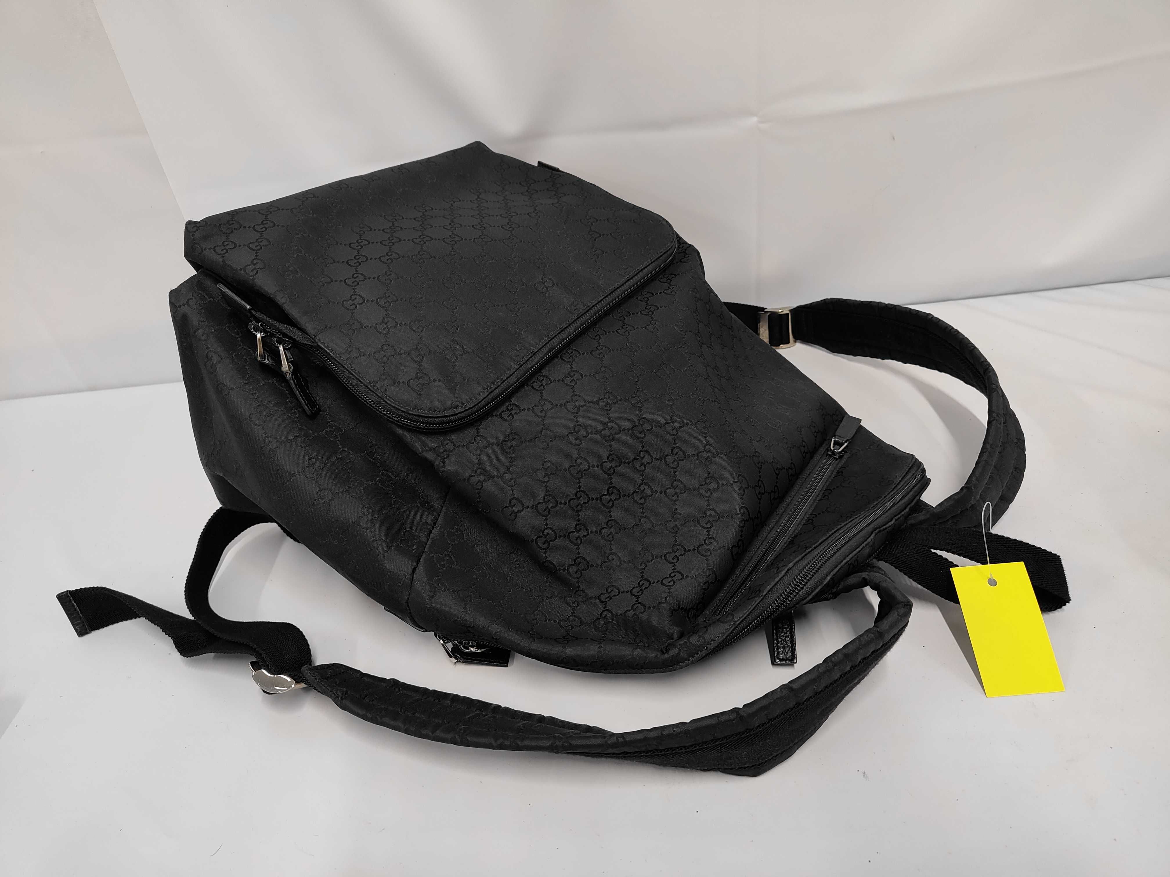 GG Nylon Backpack, Black, 179606 Bag — view 5