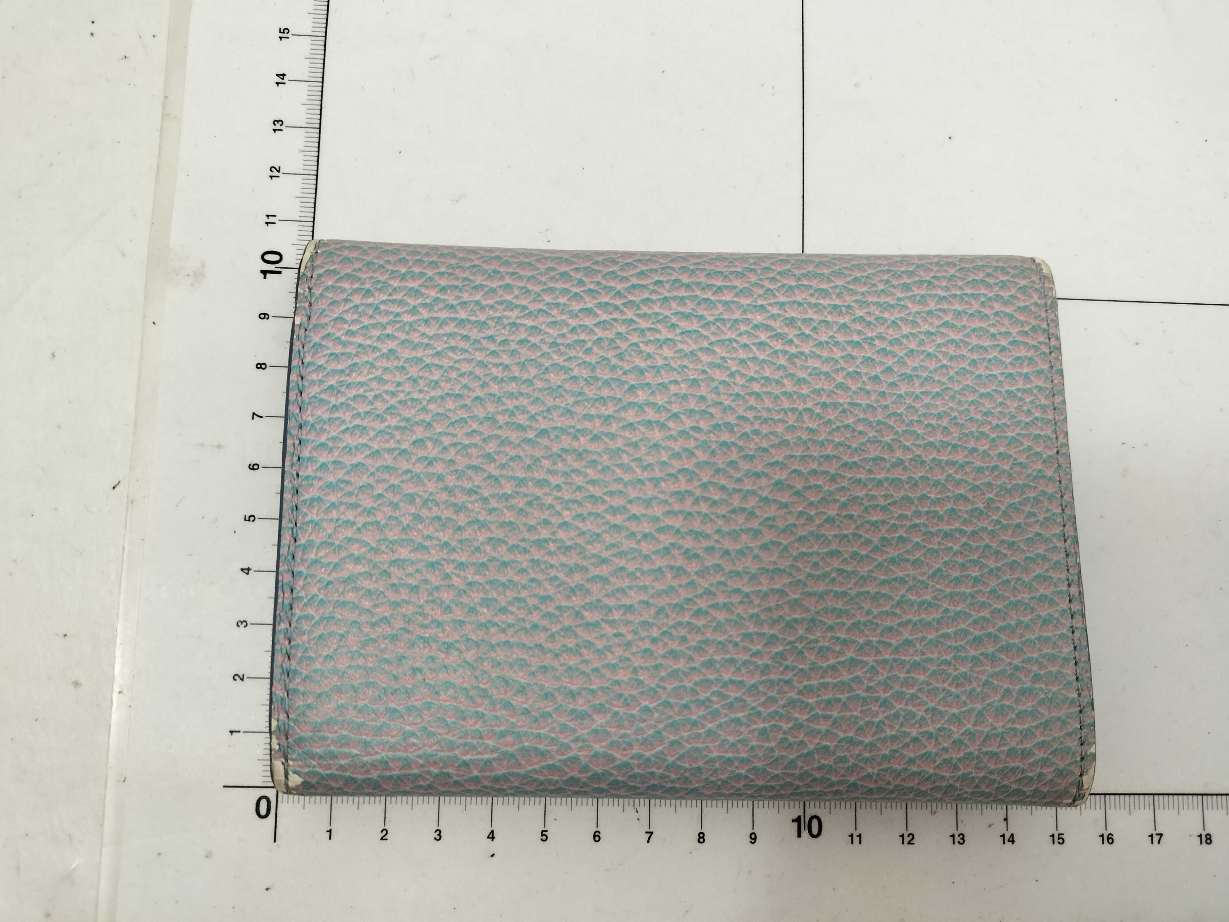 Portefeuille Capucines Taurillon Blue Wallet — view 2