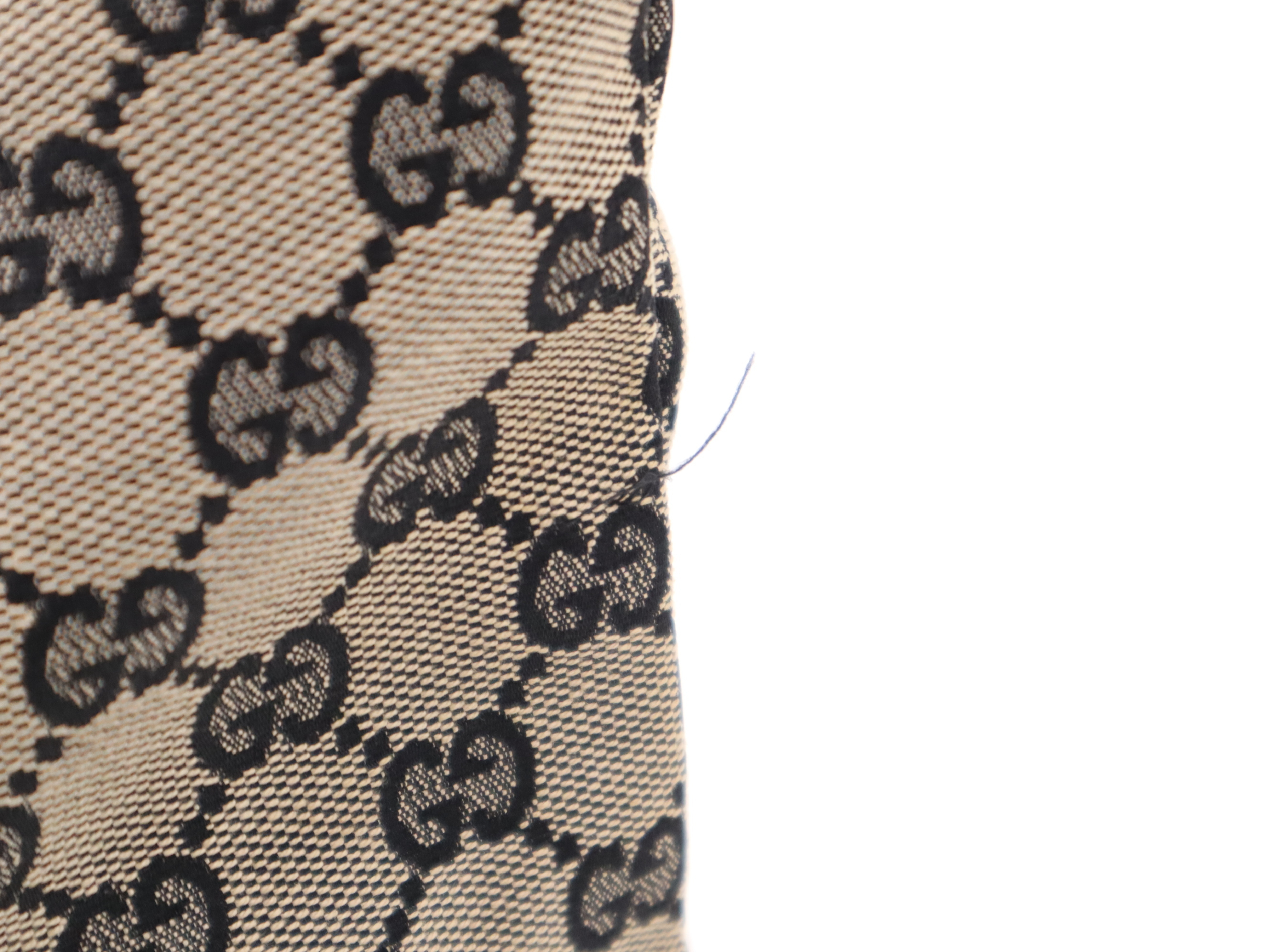 002/0097 GG Canvas GG Pattern Tote Bag (Beige/Black) — view 13