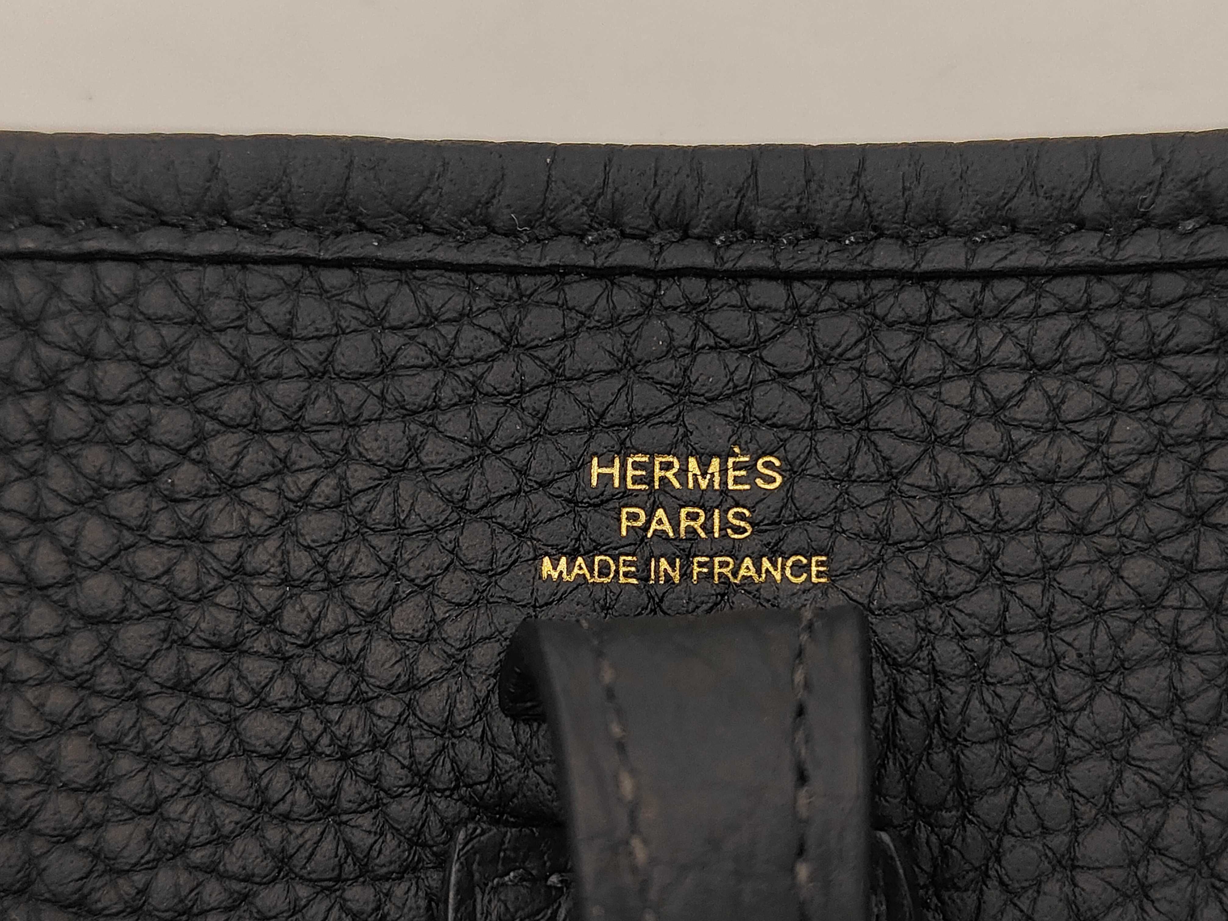 Evelyne TPM Black with Gold Hardware, K Stamp, 2025 Model, Shoulder Bag — view 7