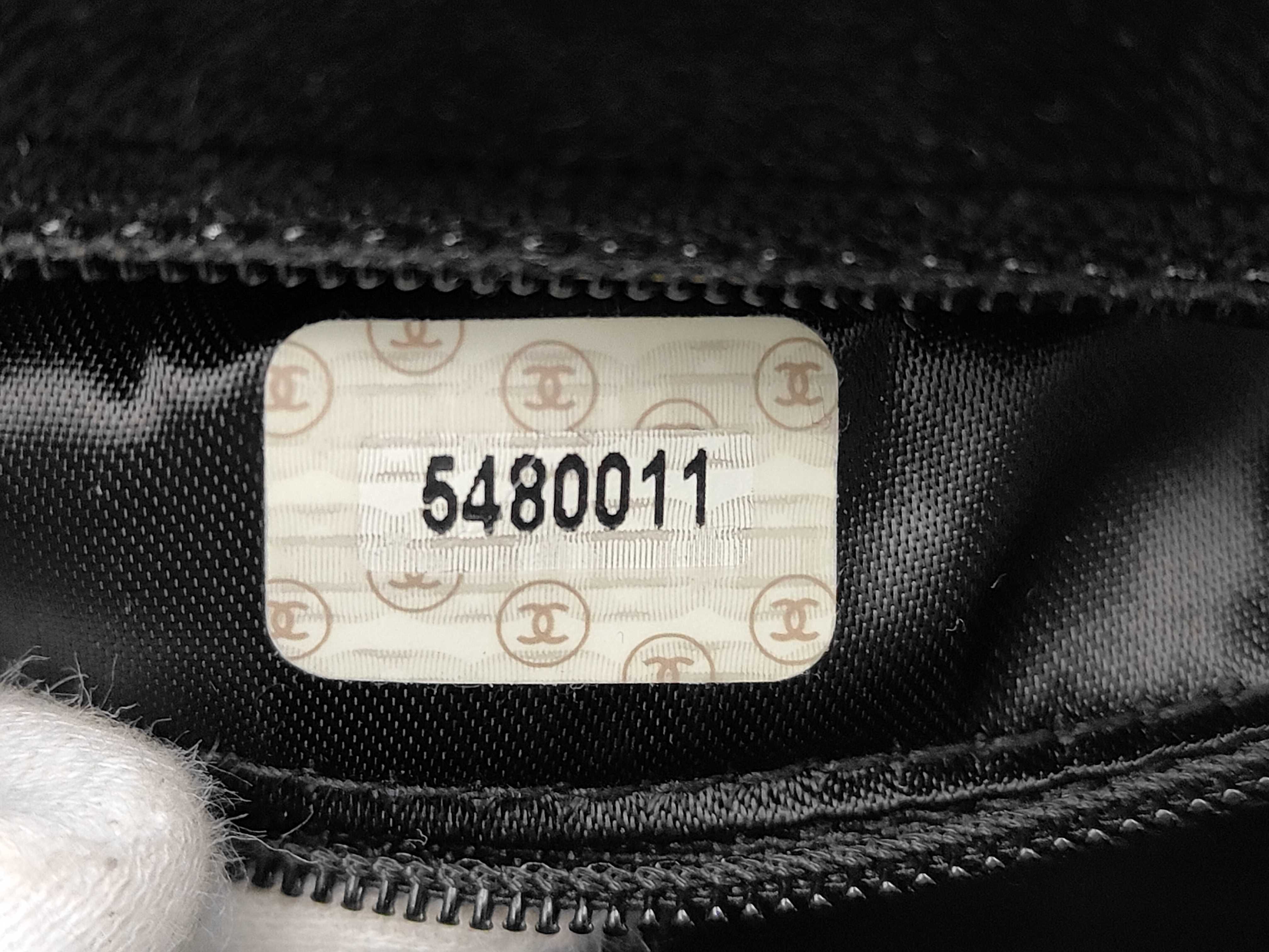 Black Velour Coco Mark Handbag — view 10