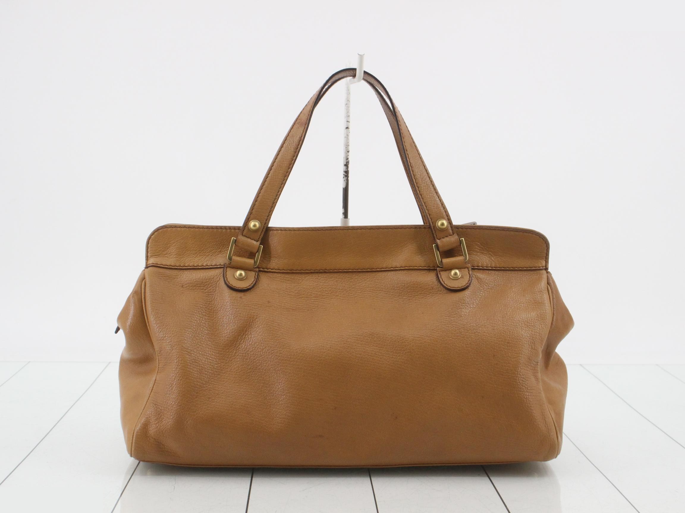 Blondie handbag, leather, beige, 121551 — view 2