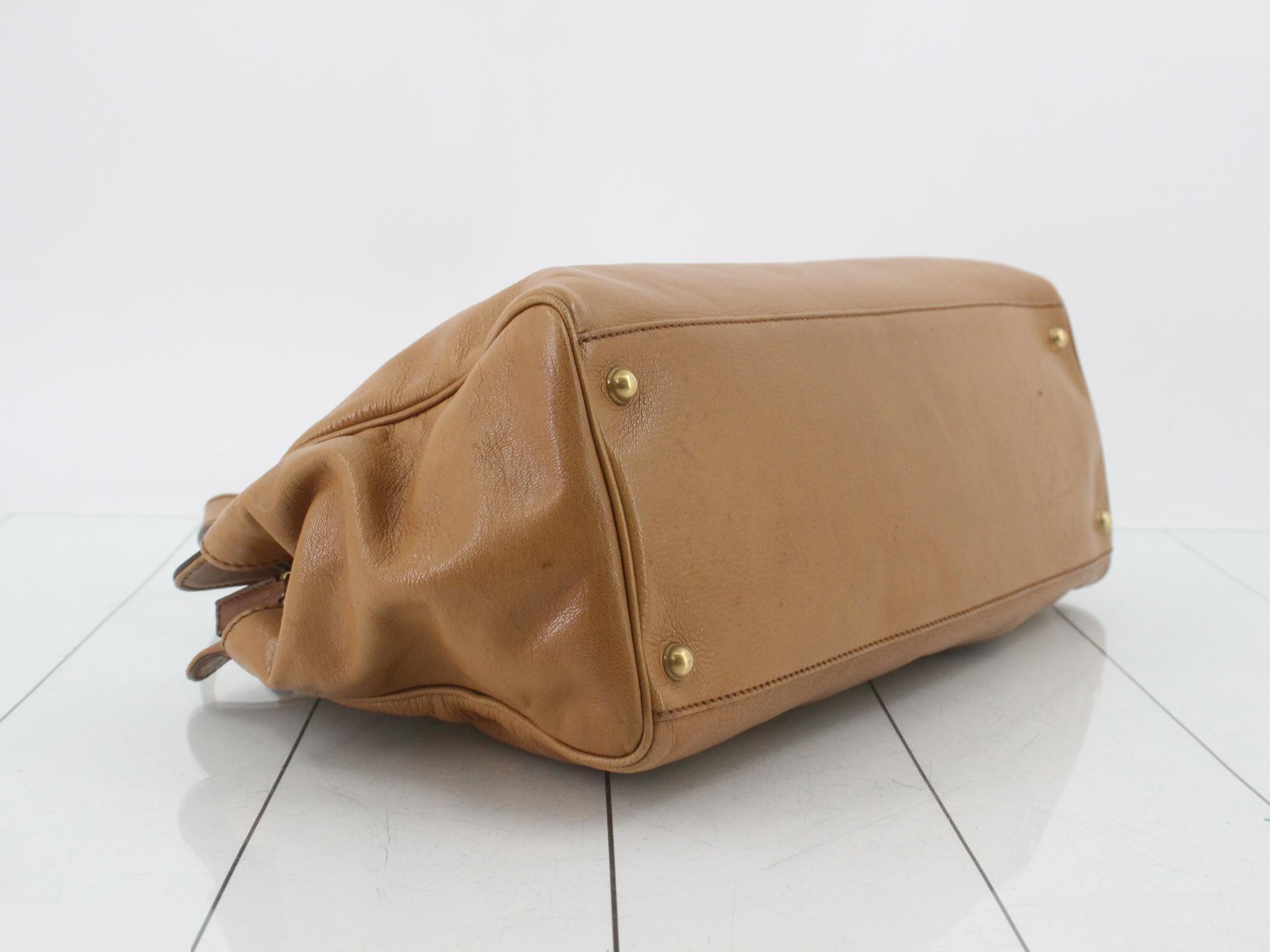 Blondie handbag, leather, beige, 121551 — view 5