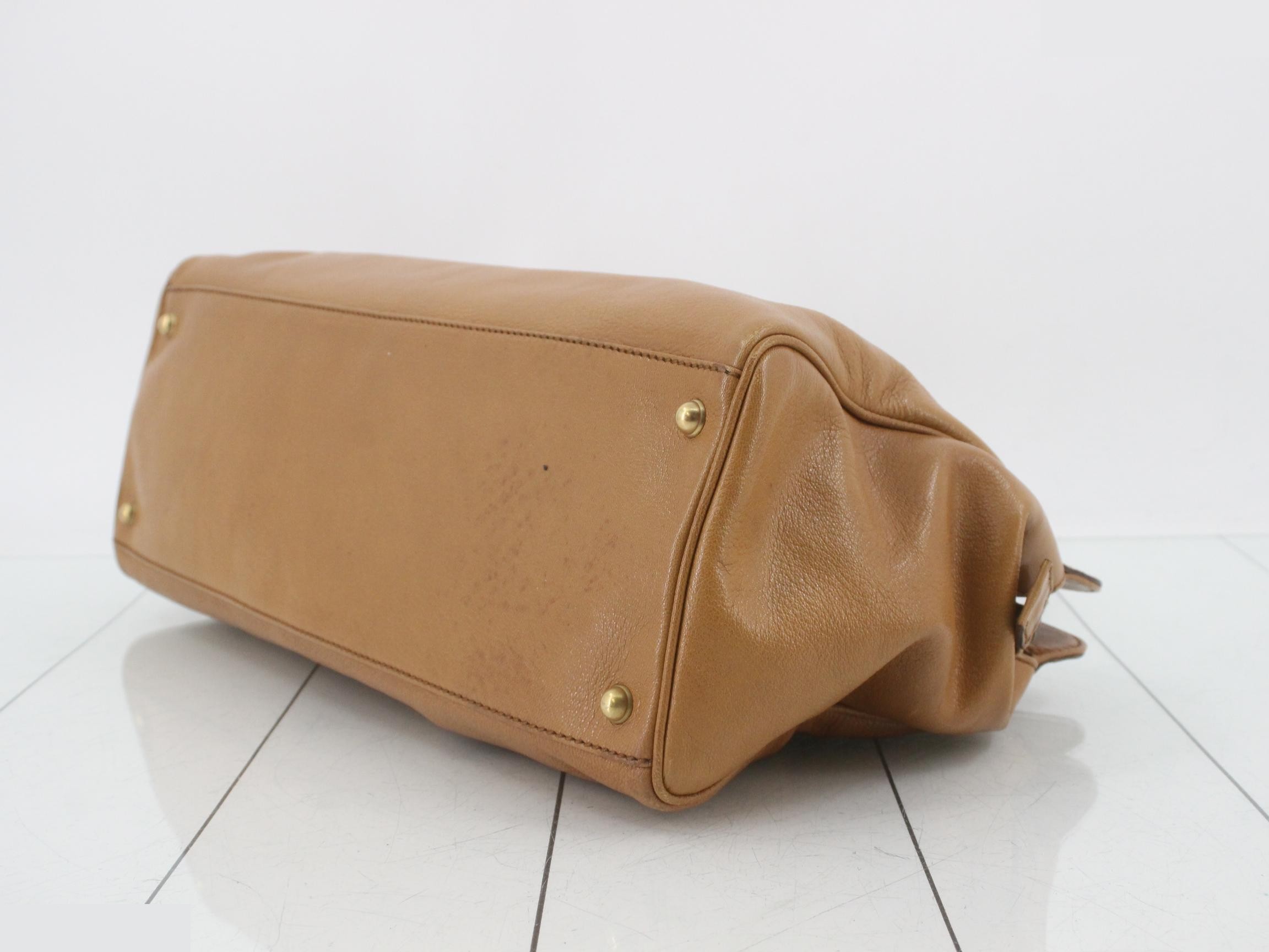 Blondie handbag, leather, beige, 121551 — view 6