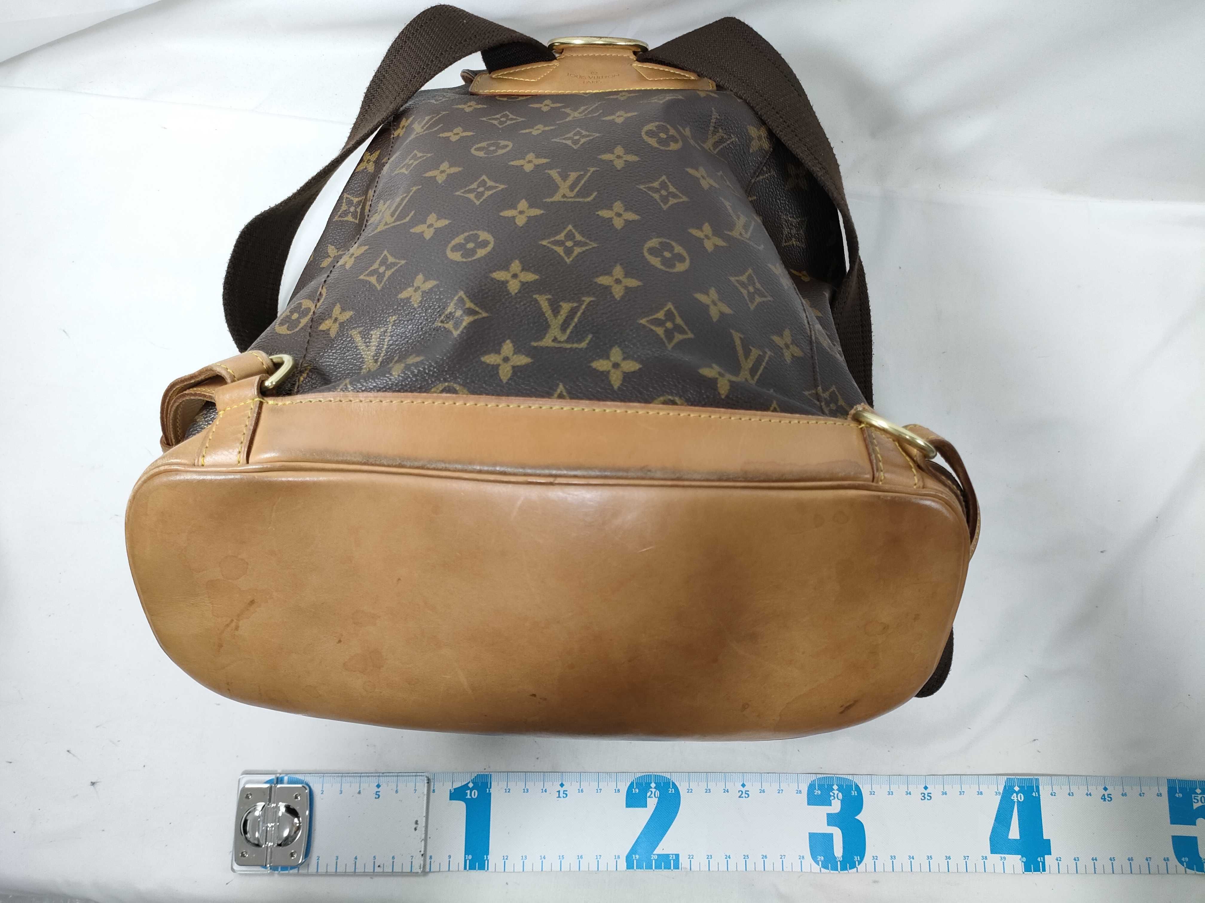 Monogram Montsouris GM M51135 SP1928 Brown Backpack — view 2