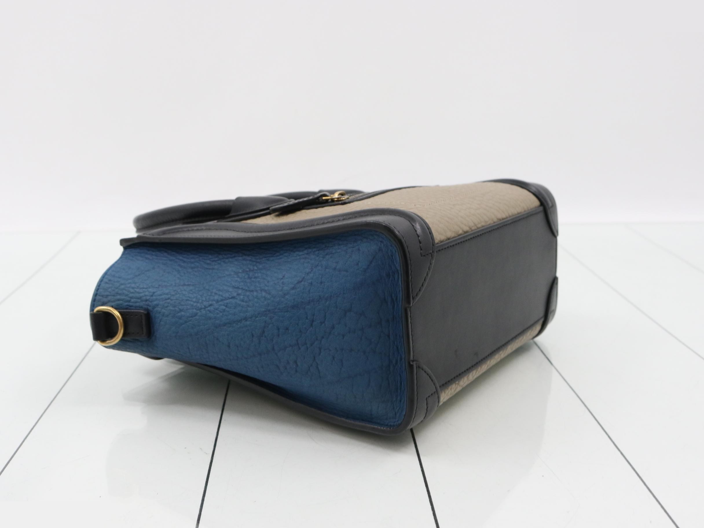Luggage Nano Leather 2-Way Handbag Multi — view 5