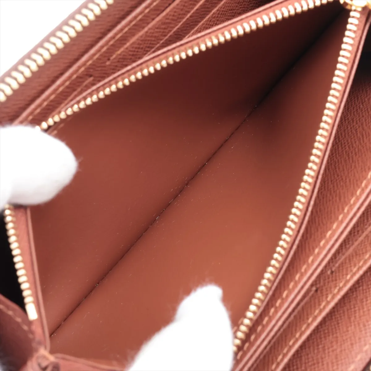Monogram Zippy Wallet M42616 Brown Round Zip Wallet (RFID detected) — view 10