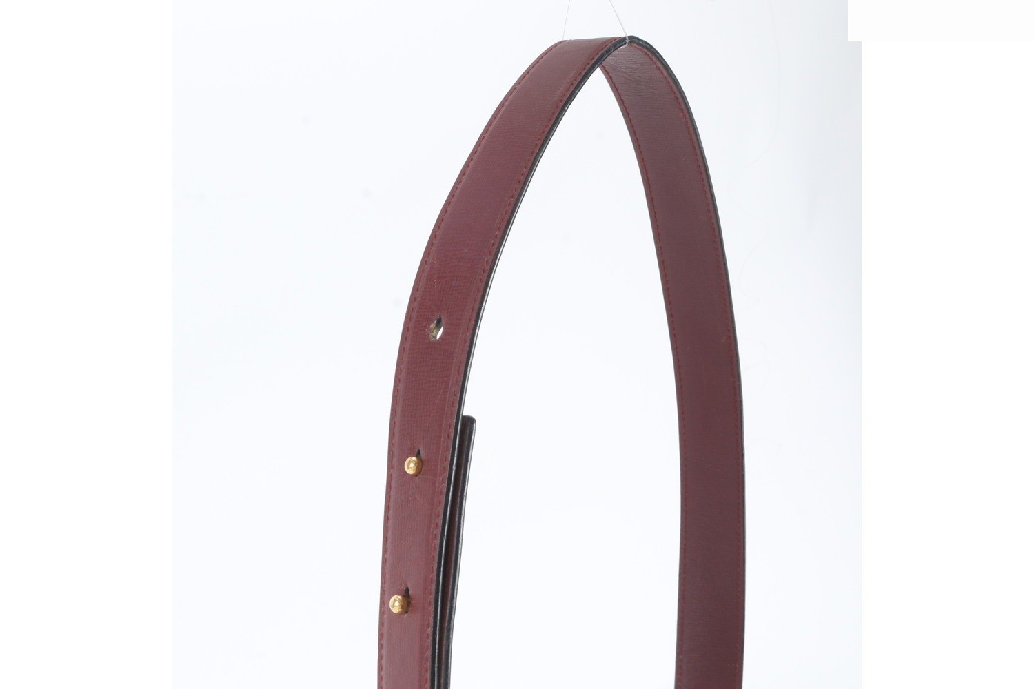 Must Line Bordeaux Leather Shoulder Bag — view 2