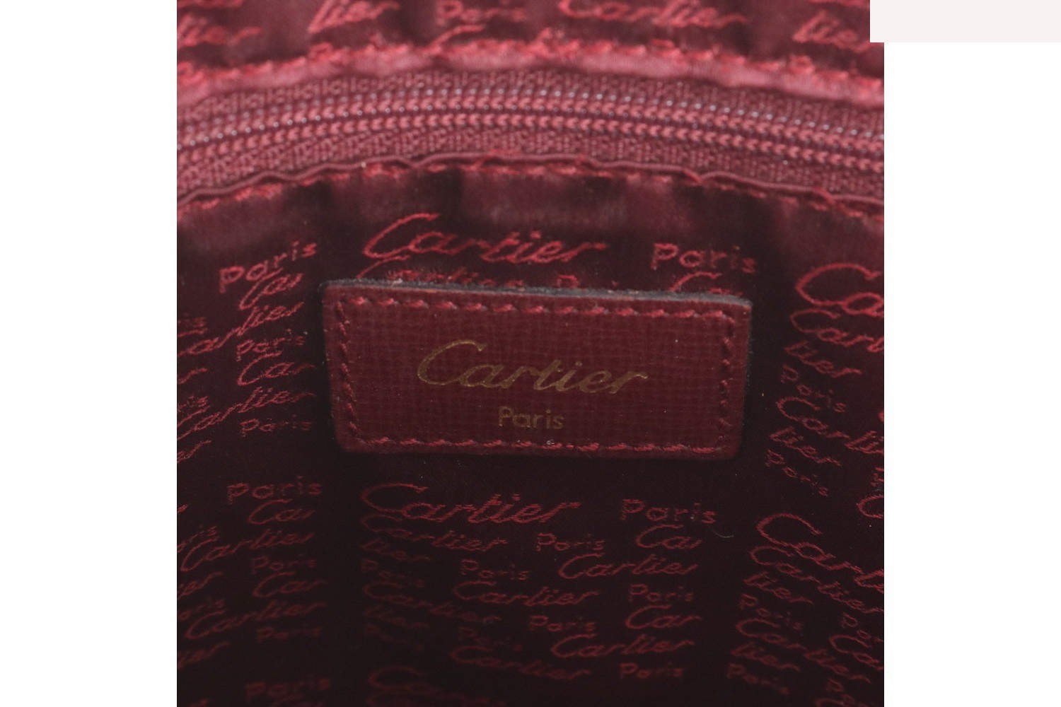 Must Line Bordeaux Leather Shoulder Bag — view 8