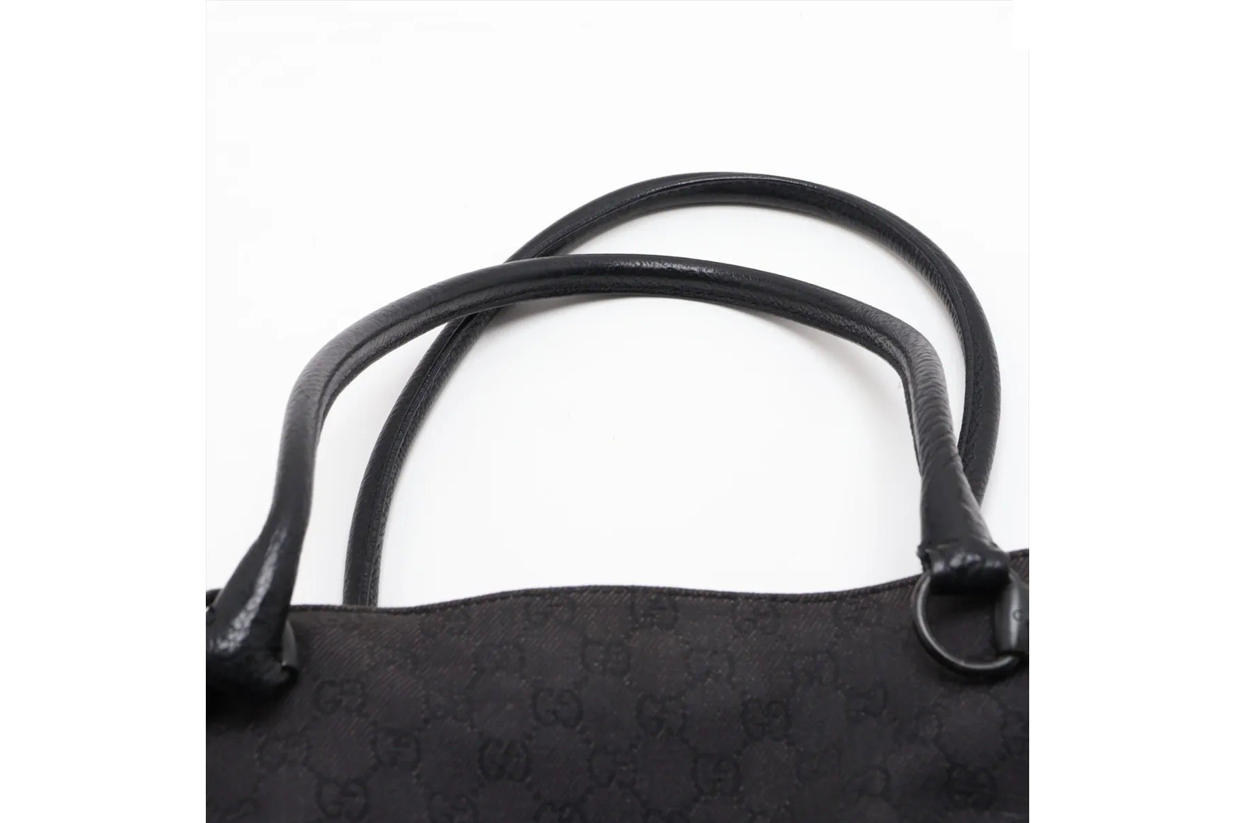 GG Canvas Leather Shoulder Bag, Handbag, Tote Bag, Genuine Leather — view 2