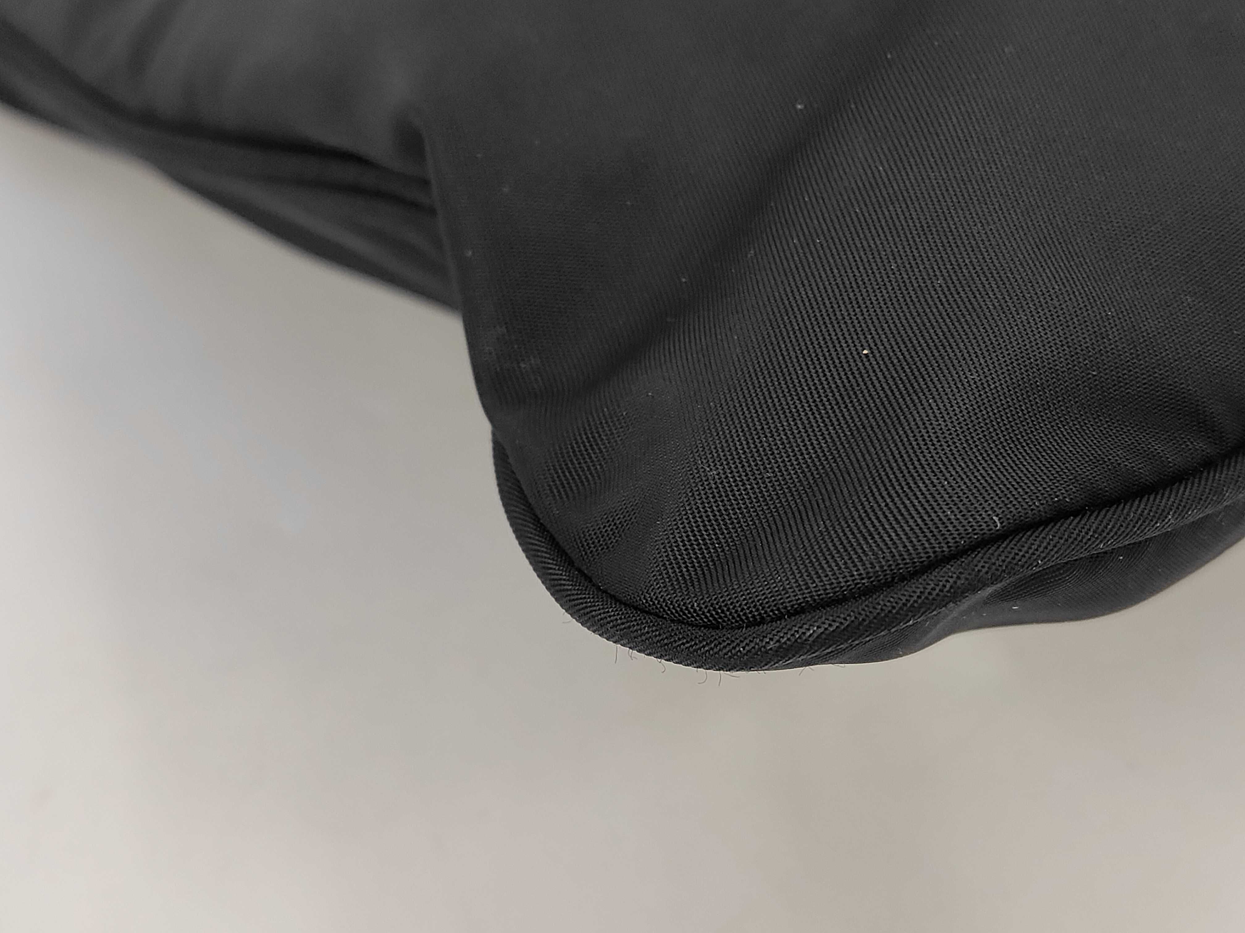 Nylon Shoulder Bag with Triangle Logo — view 6