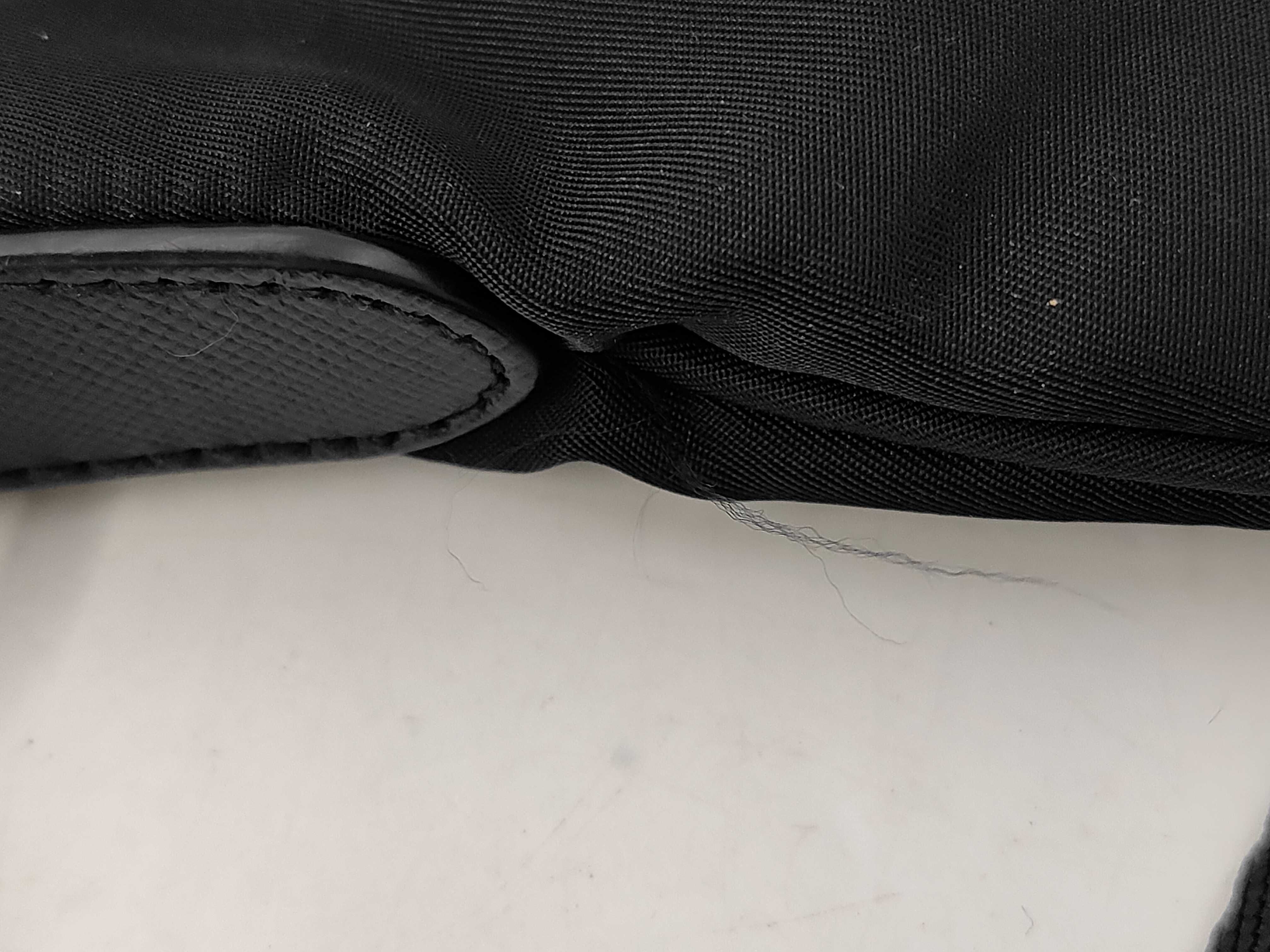 Nylon Shoulder Bag with Triangle Logo — view 10