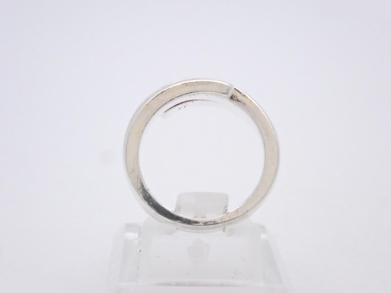 Tornado Ring, 925 Sterling Silver, 10.9g, Stamped 13, Actual Size #10 — view 3
