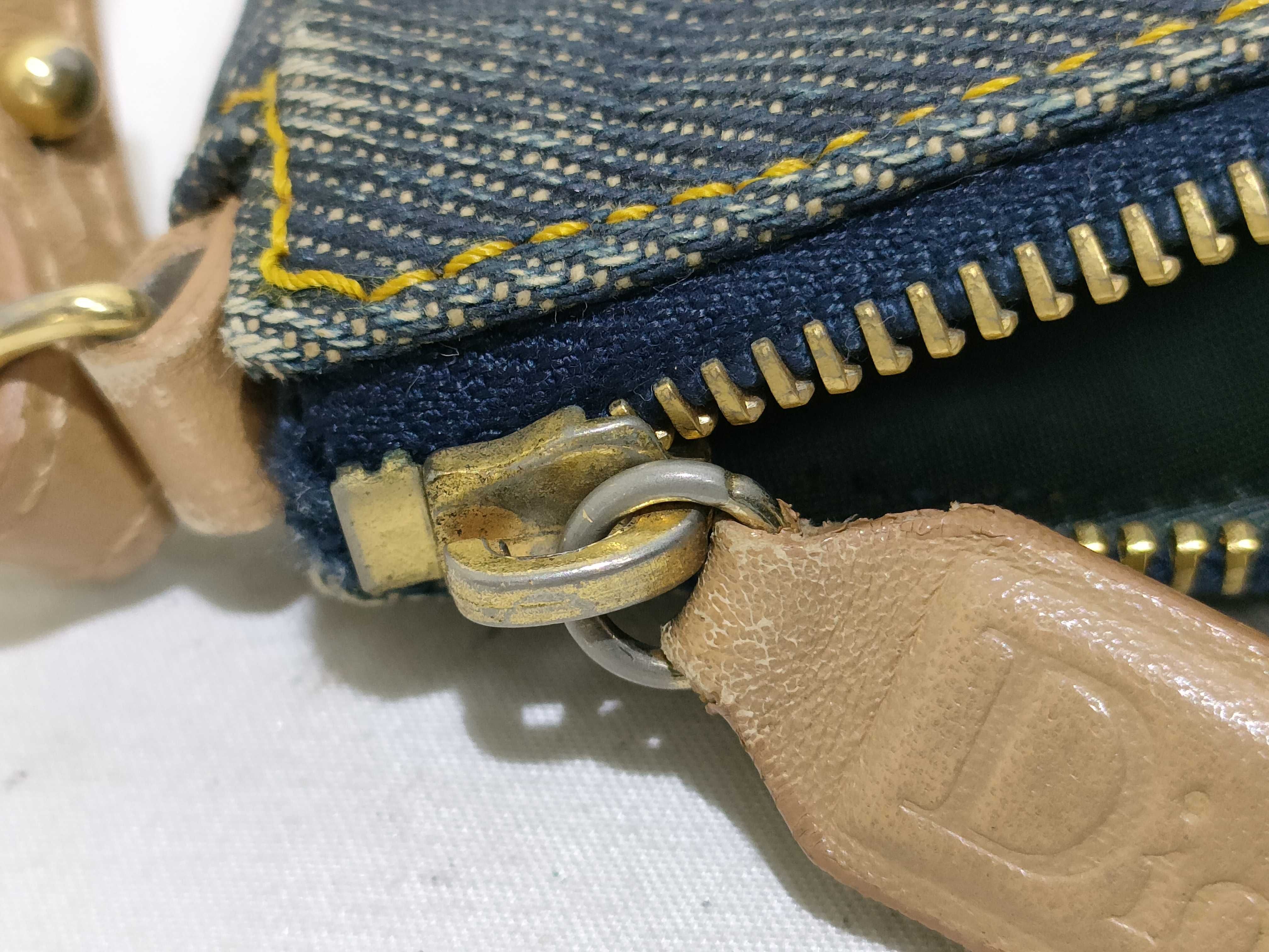 Saddle Bag Pouch Denim Handbag — view 12