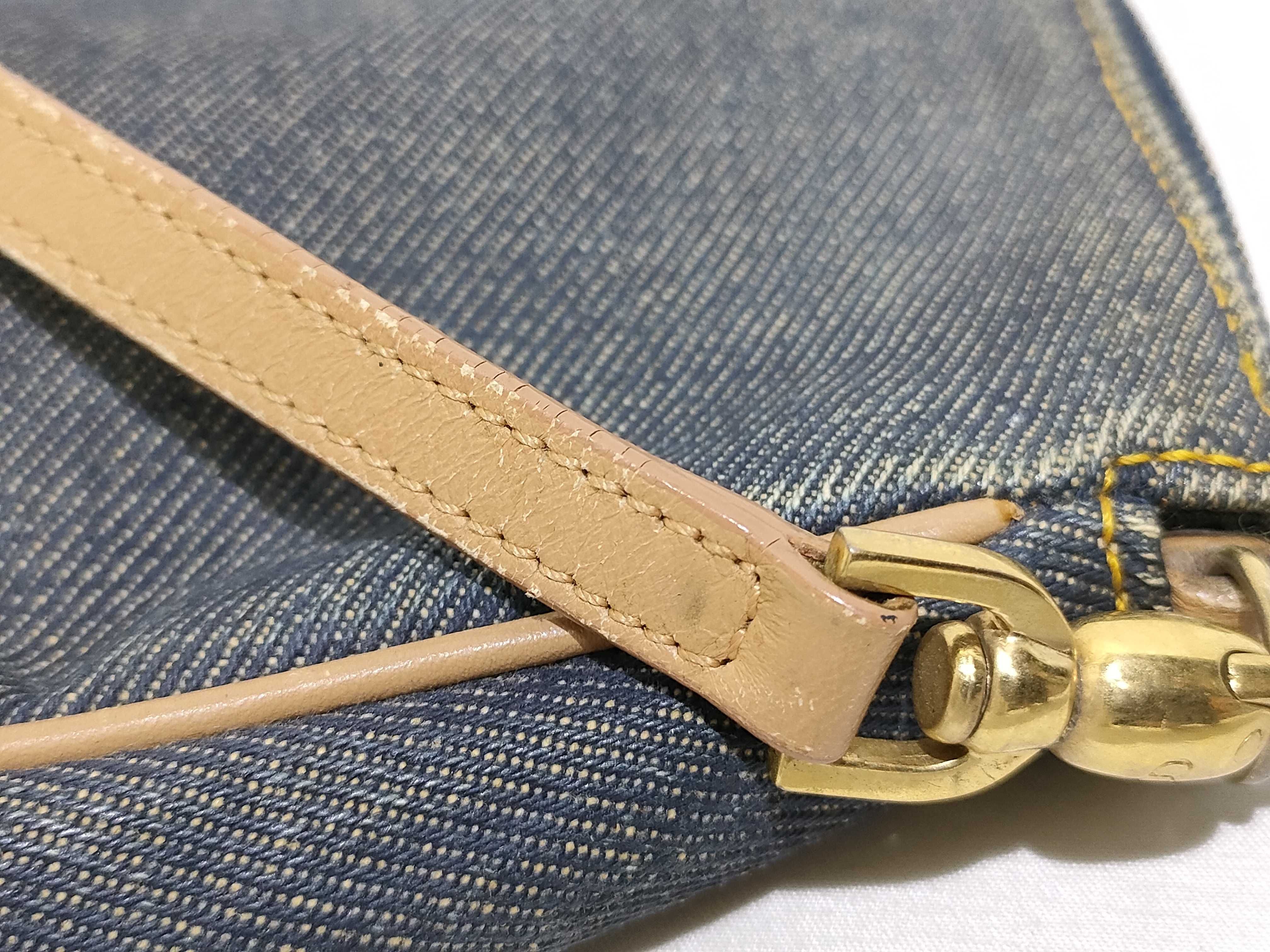 Saddle Bag Pouch Denim Handbag — view 14