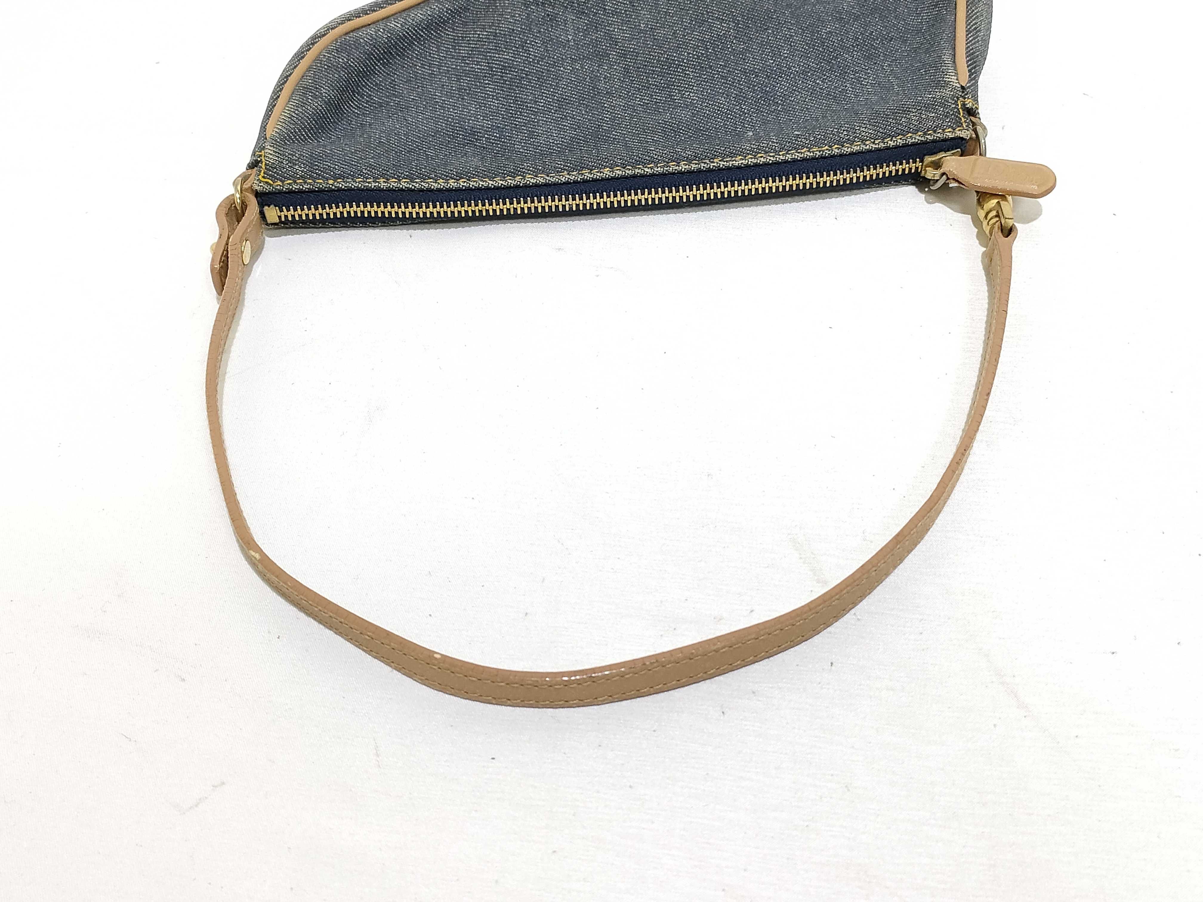 Saddle Bag Pouch Denim Handbag — view 3