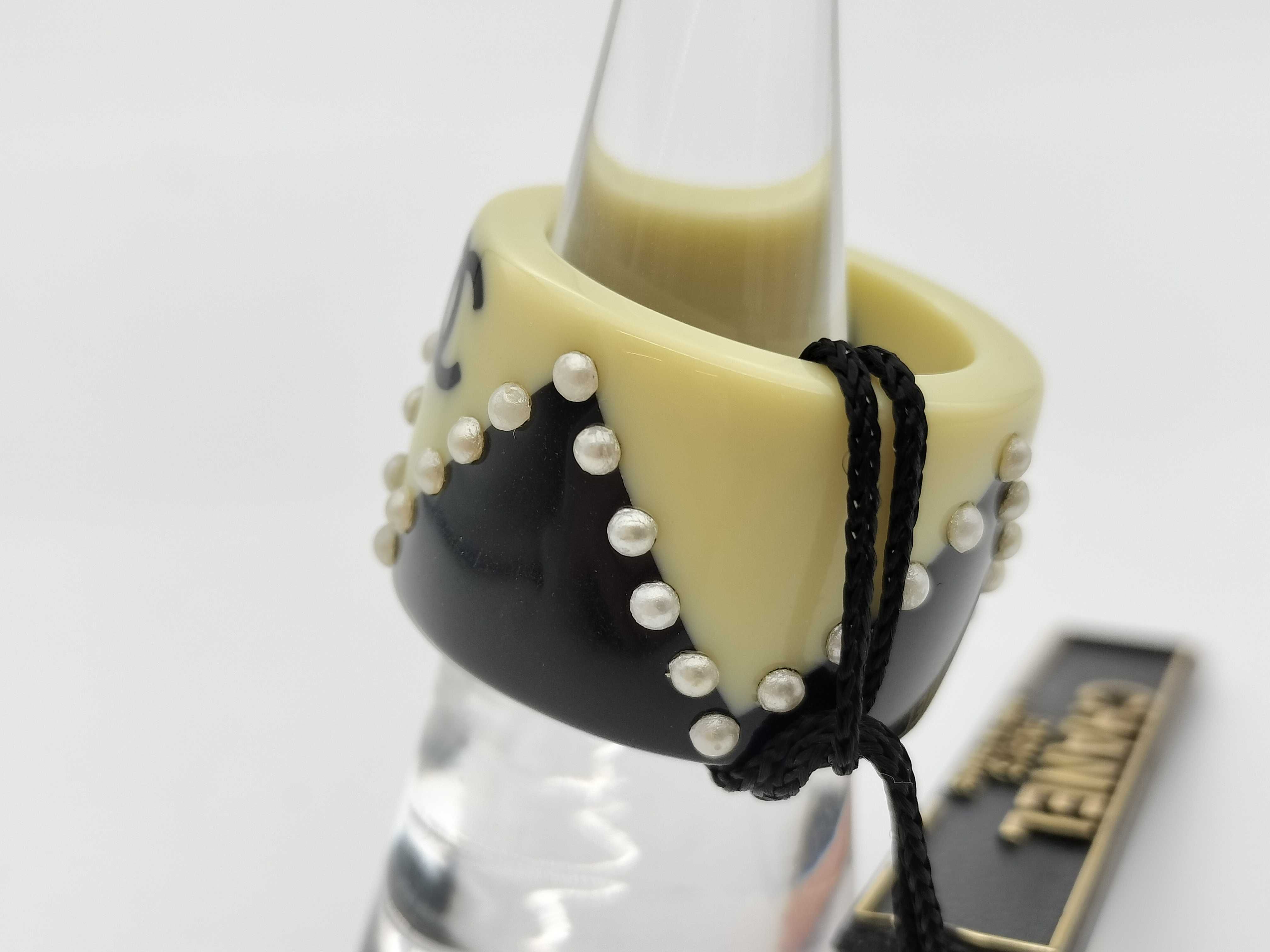 Coco Mark 02A Coco Mark Faux Pearl Ring — view 2
