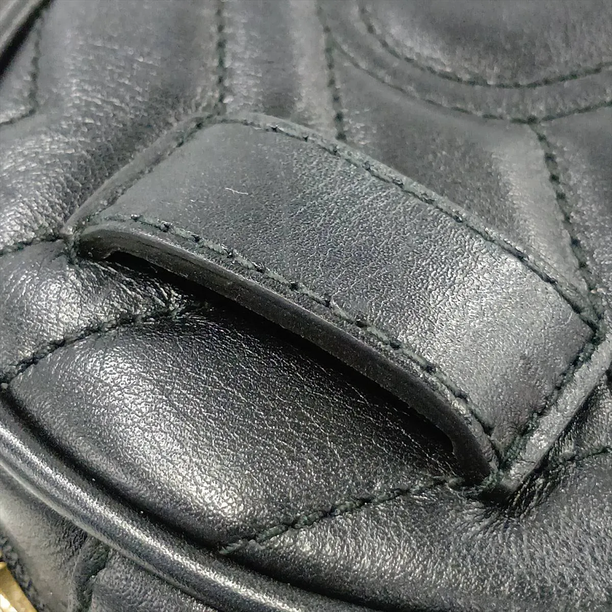 GG Marmont Leather Body Bag, Black, 476434 — view 10