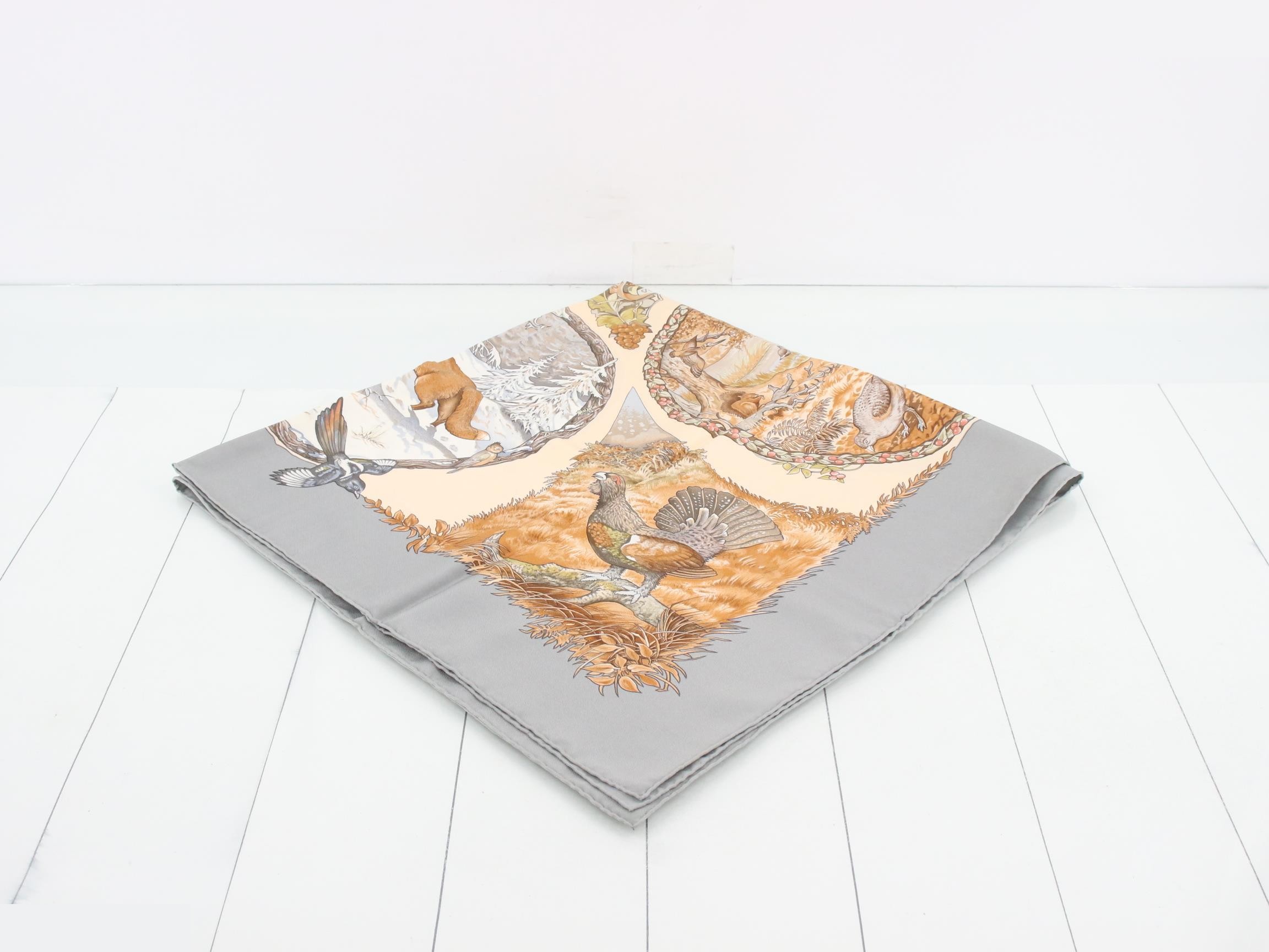 Carre 90 Silk Scarf by Les Quatre Saisons — view 2