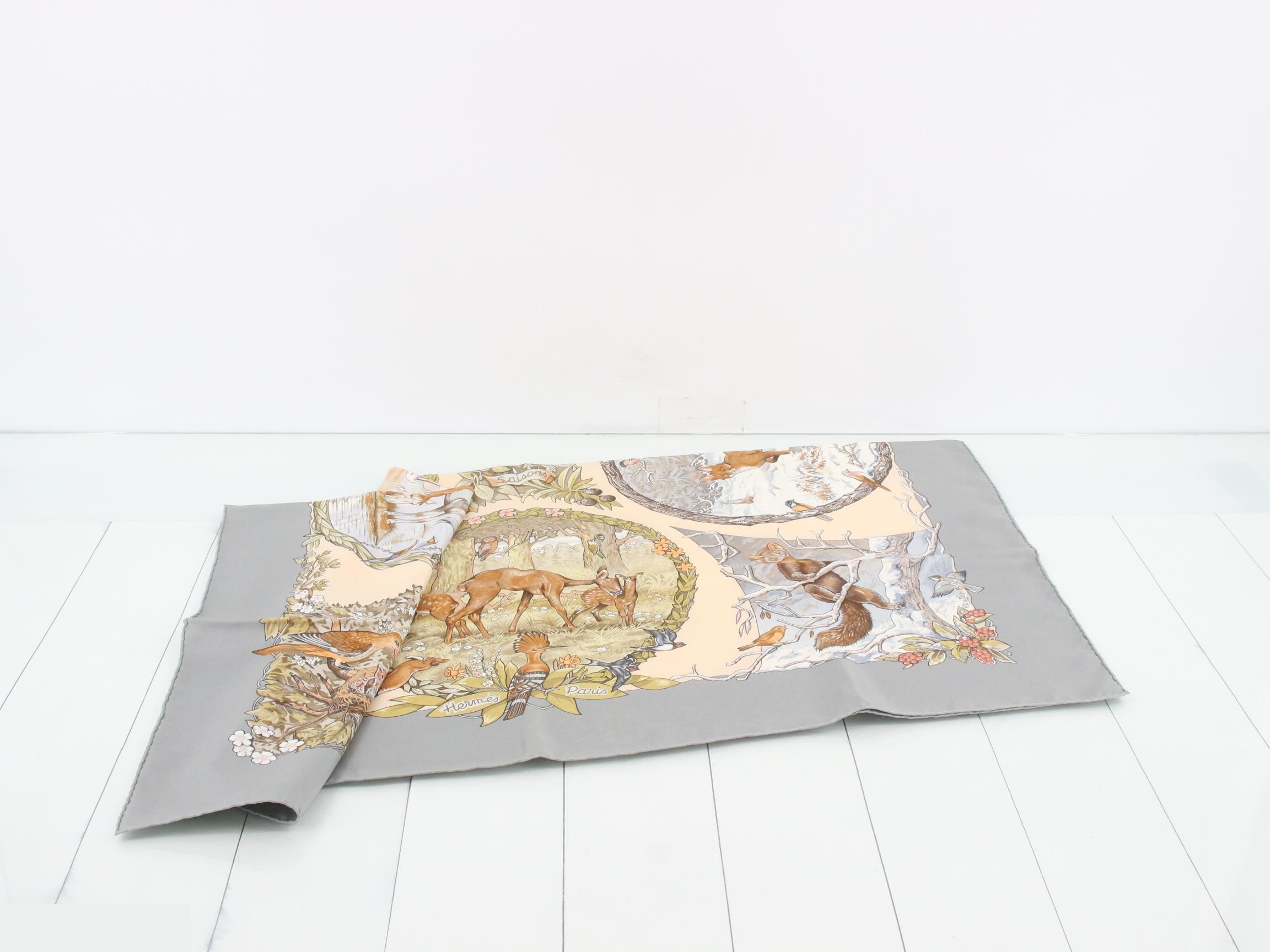 Carre 90 Silk Scarf by Les Quatre Saisons — view 3