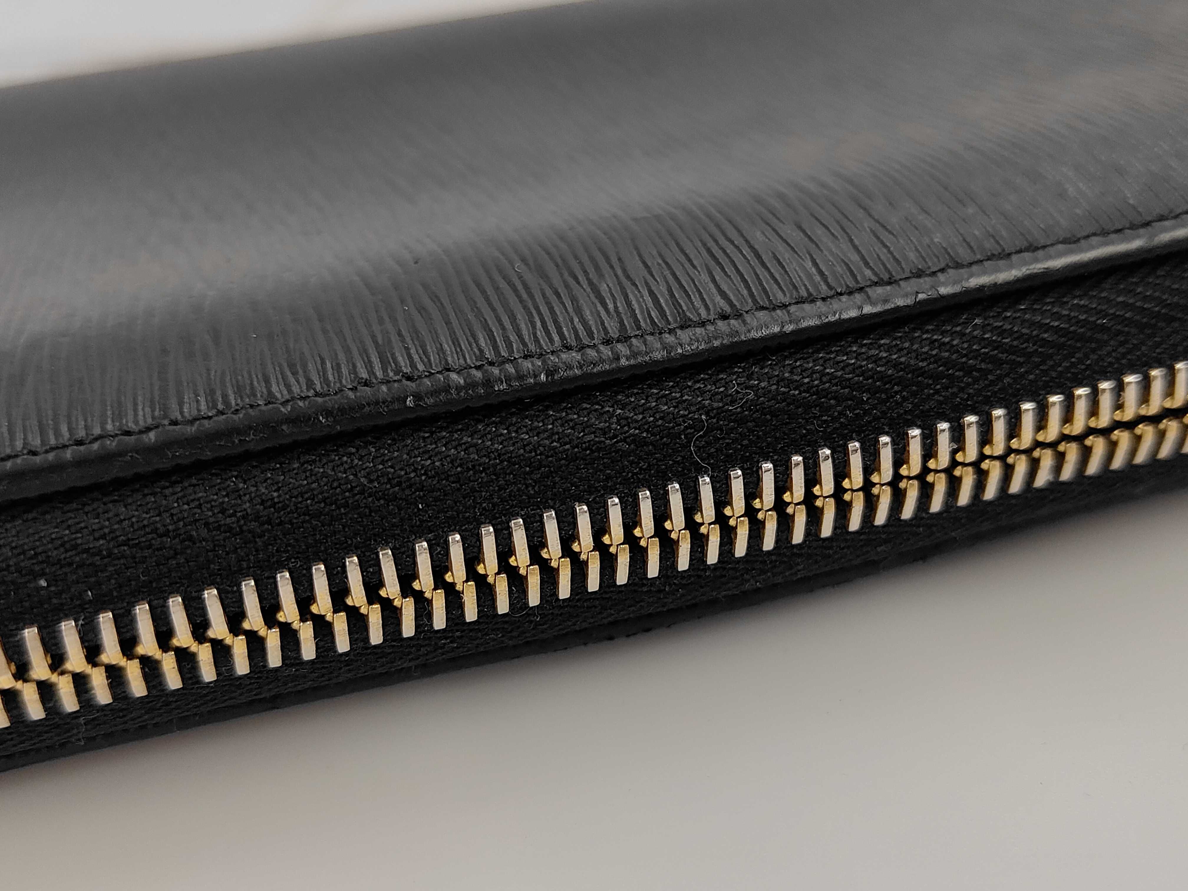 Leather Round Long Wallet Serial Number Wallet — view 7