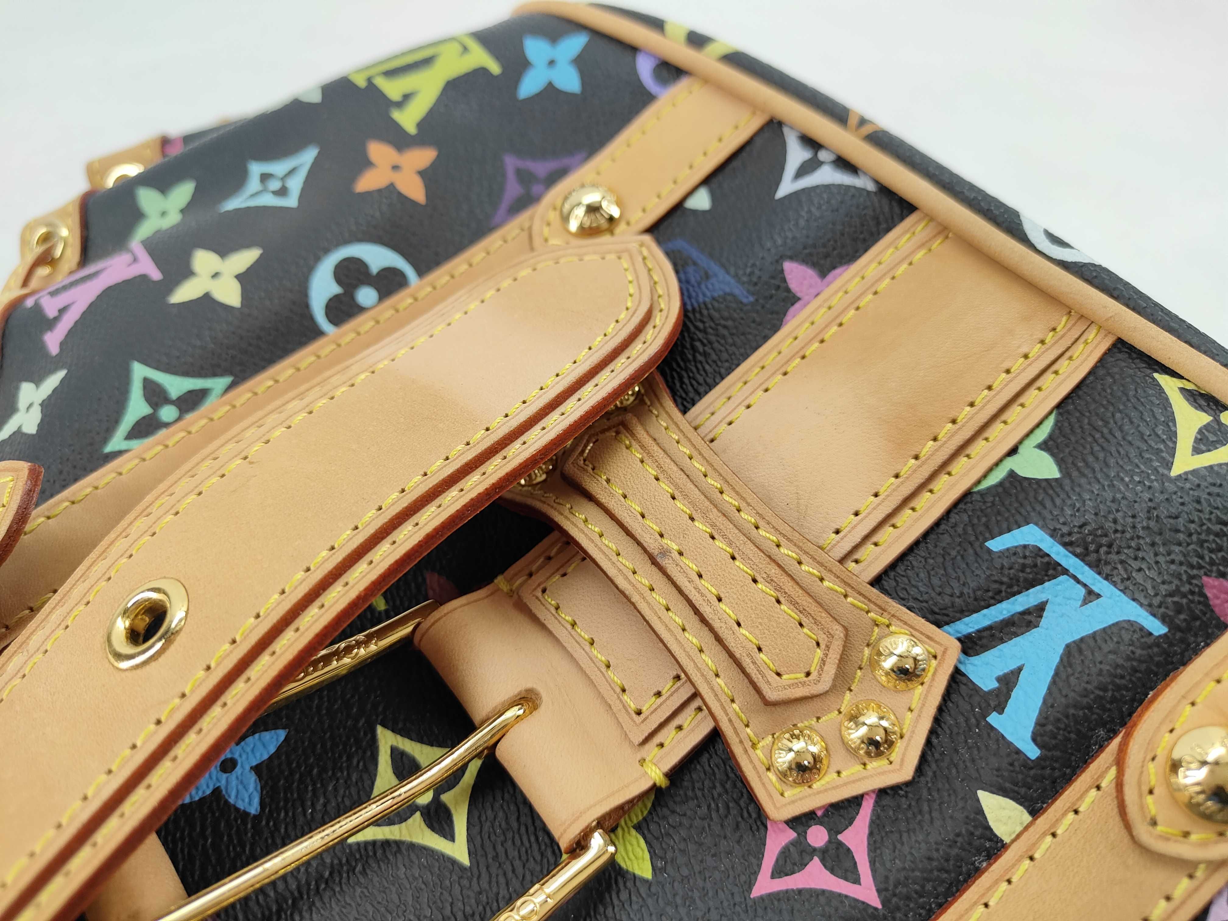 Monogram Multicolor Theda PM M92346 MI3068 Black Tote Bag — view 13