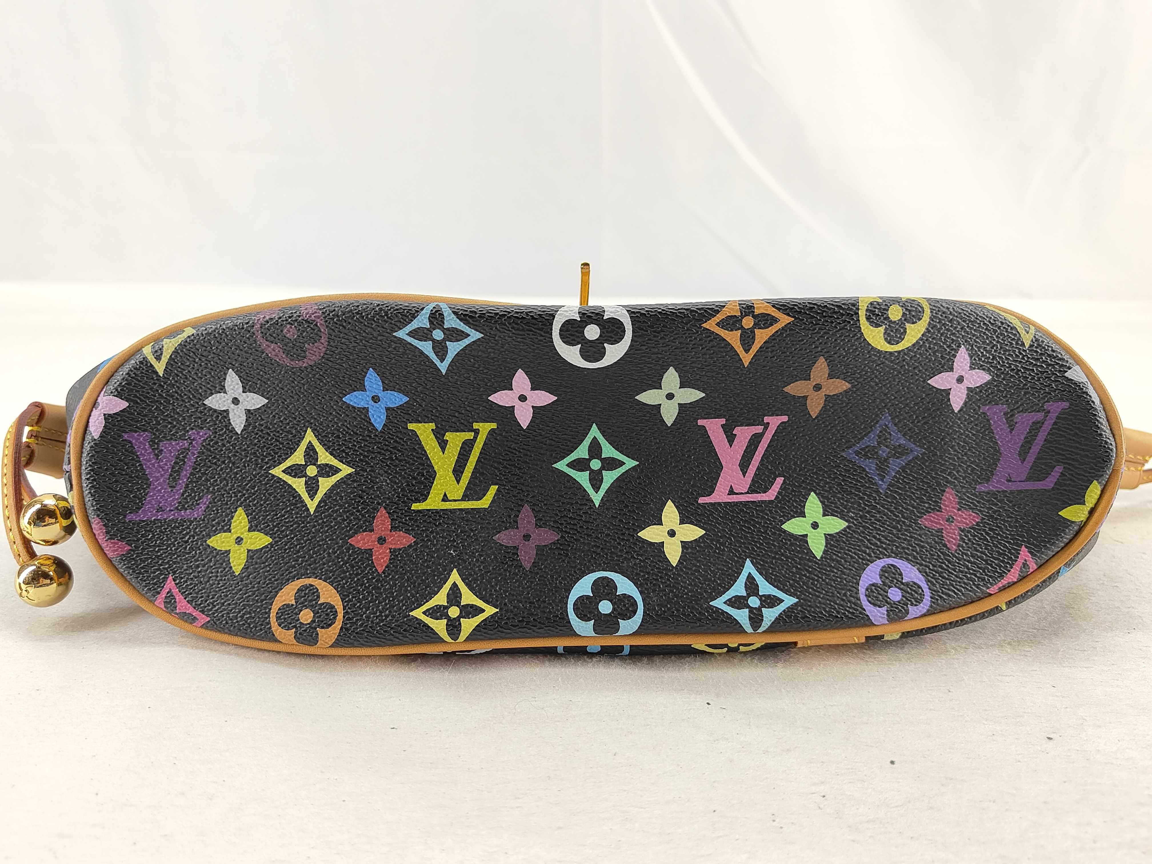 Monogram Multicolor Theda PM M92346 MI3068 Black Tote Bag — view 7