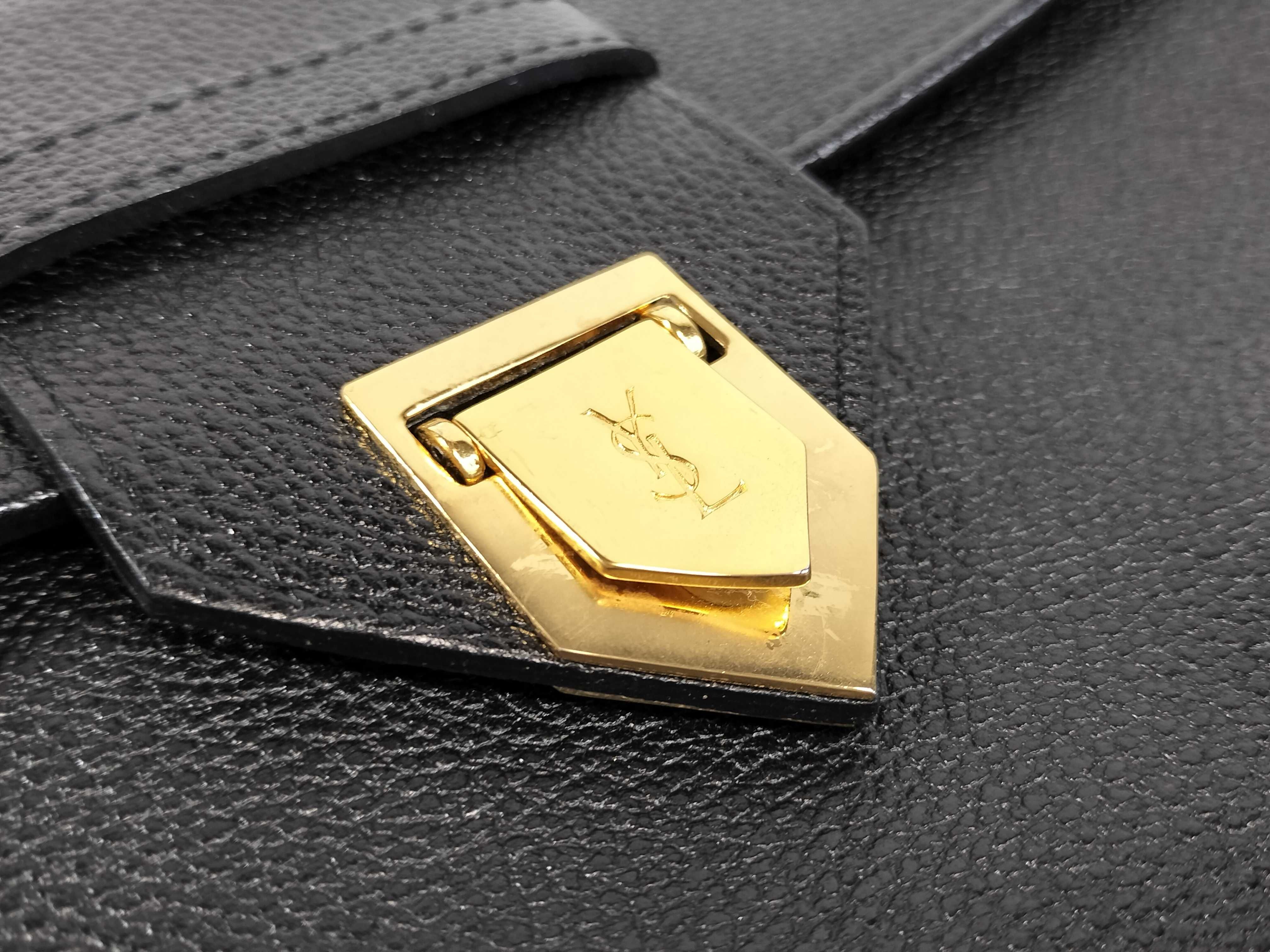 shoulder bag, leather, black. — view 13