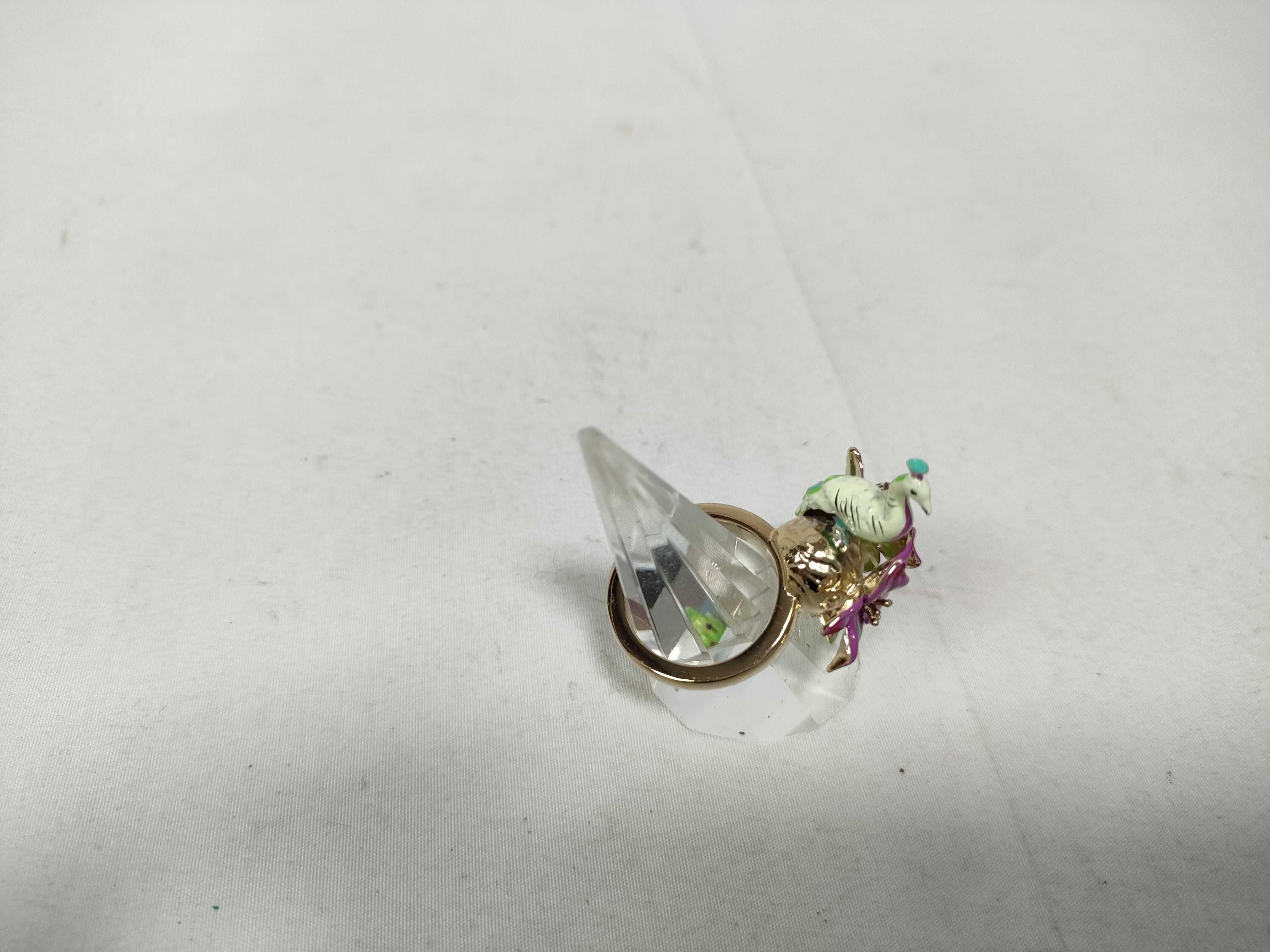 Bird/Flower Motif Ring, Size M — view 3