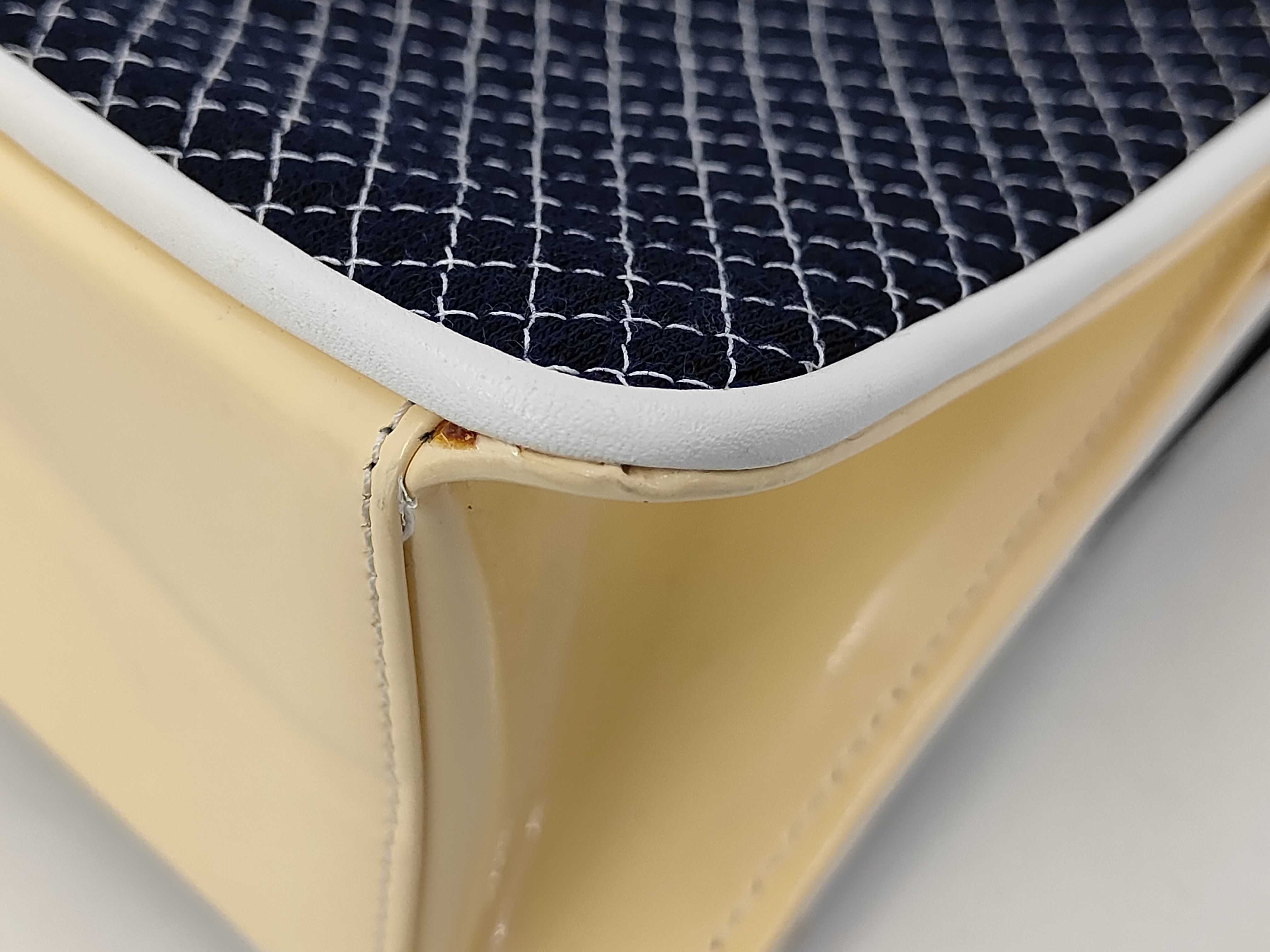 Cotton Matelassé Single Flap Shoulder Bag — view 3