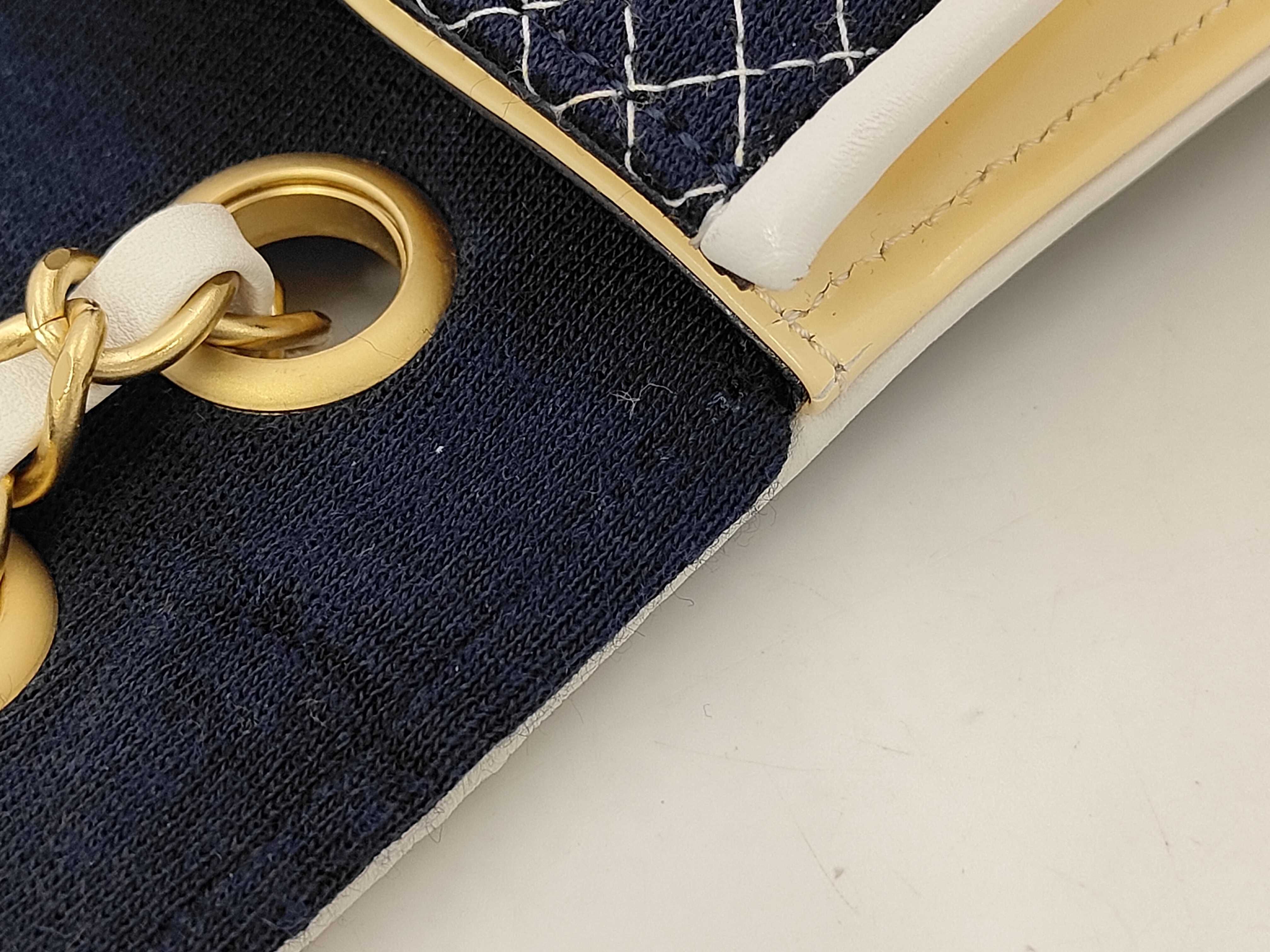 Cotton Matelassé Single Flap Shoulder Bag — view 9