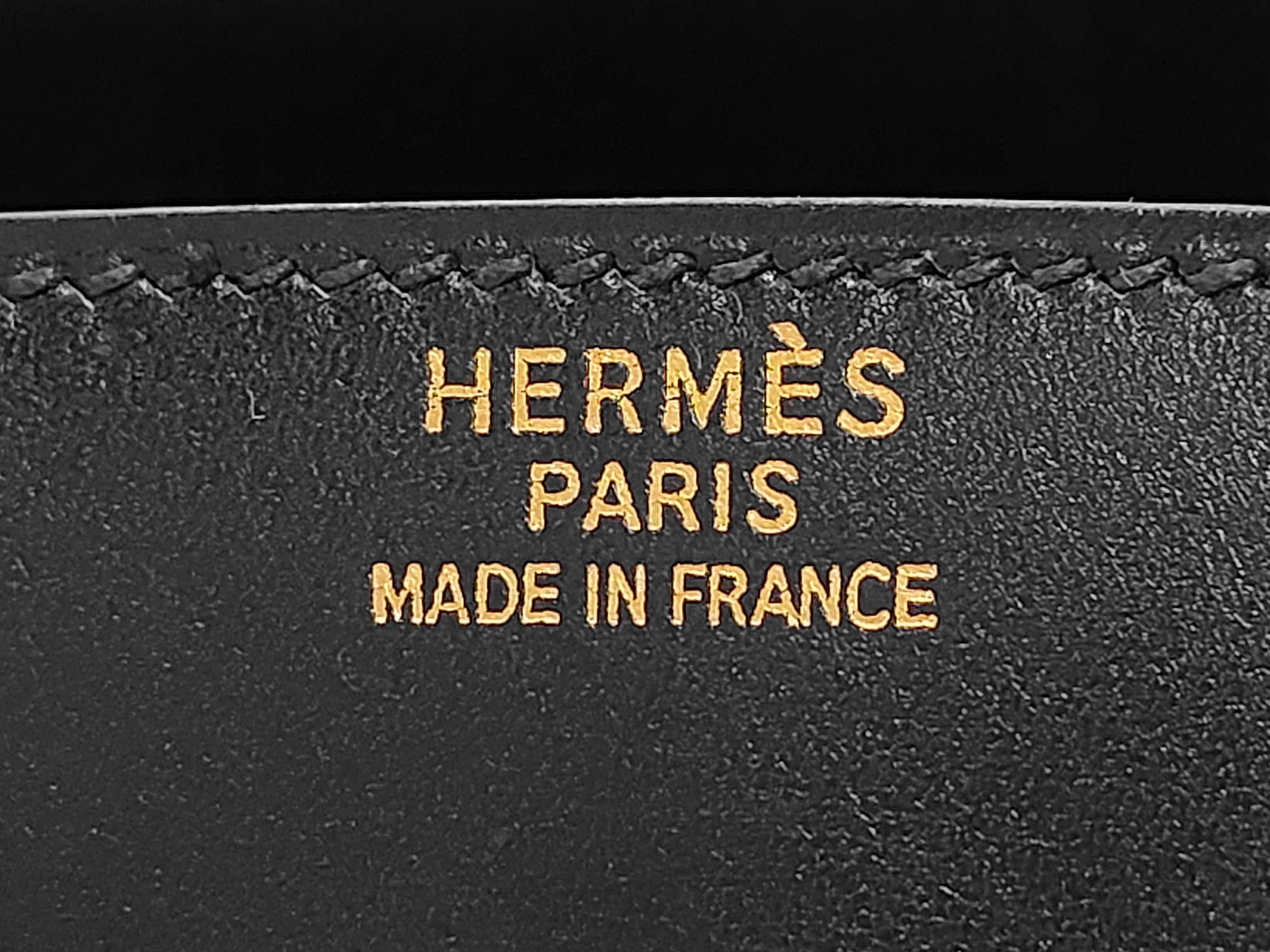 Birkin 30 Black Box Calf Leather GD (Stamp Unknown) Handbag — view 9