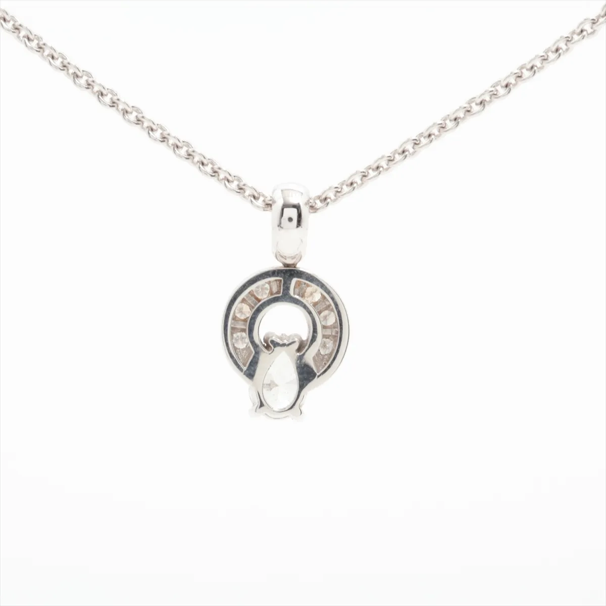 diamond necklace 750(WG) 9.9g diamond small piece — view 2