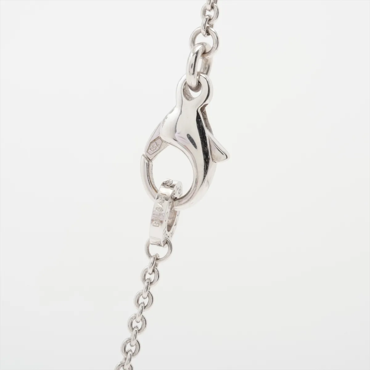 diamond necklace 750(WG) 9.9g diamond small piece — view 3